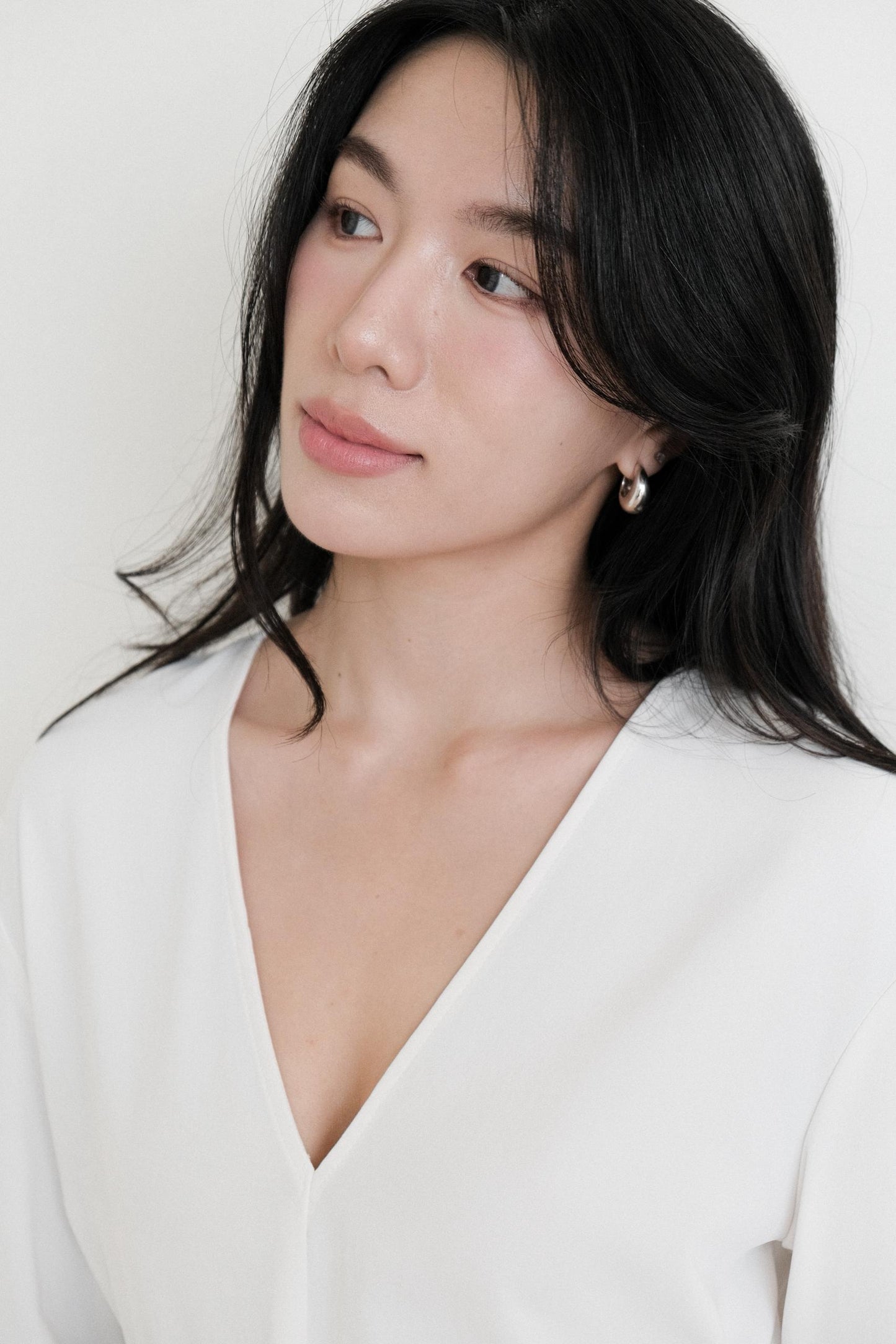 Long Sleeve Straight Pleated Dress