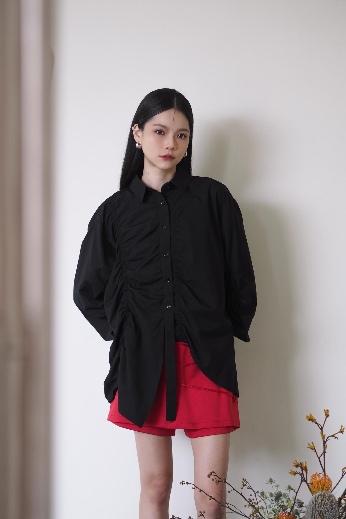 Pleated Design Shirt