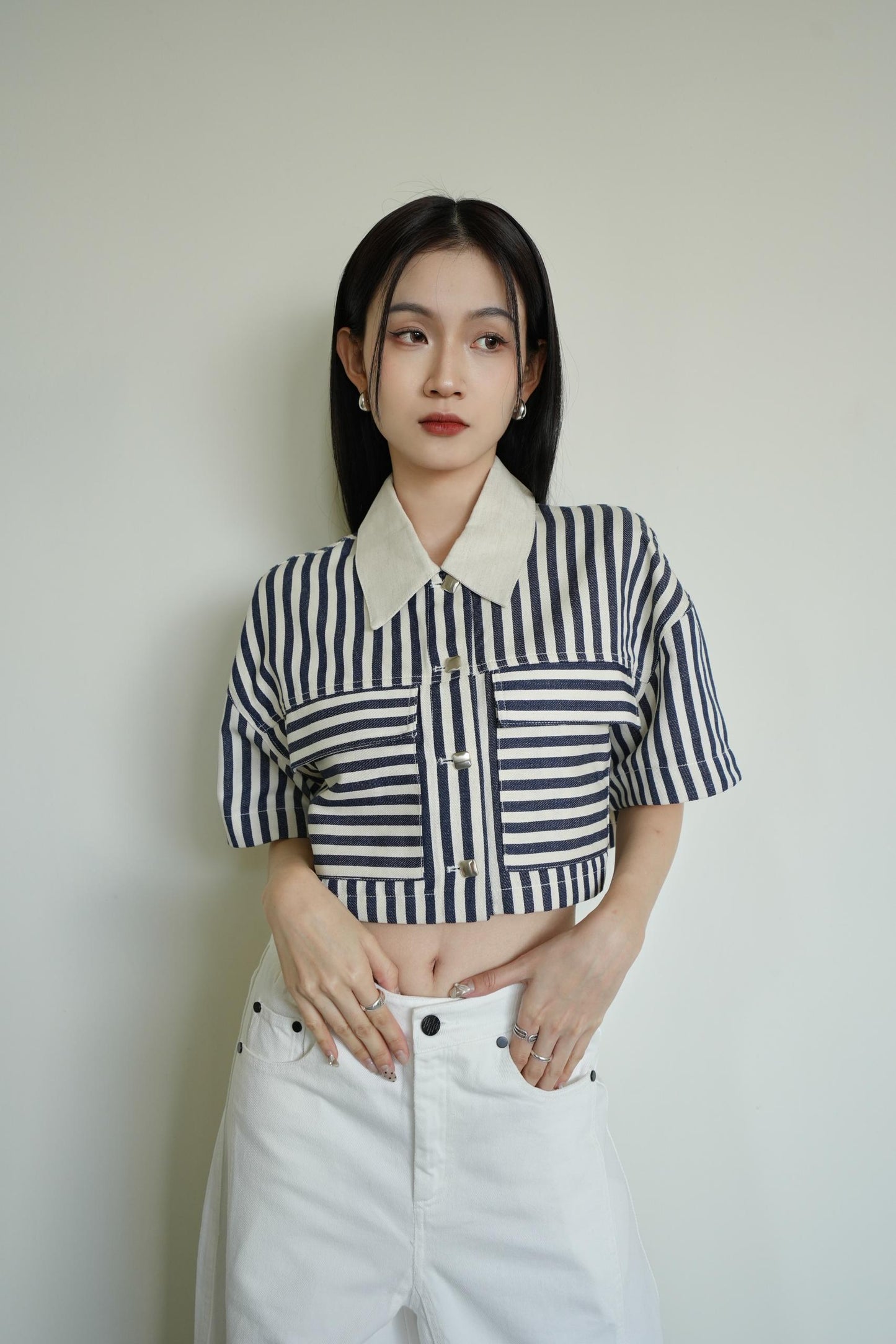 Striped Crop Top