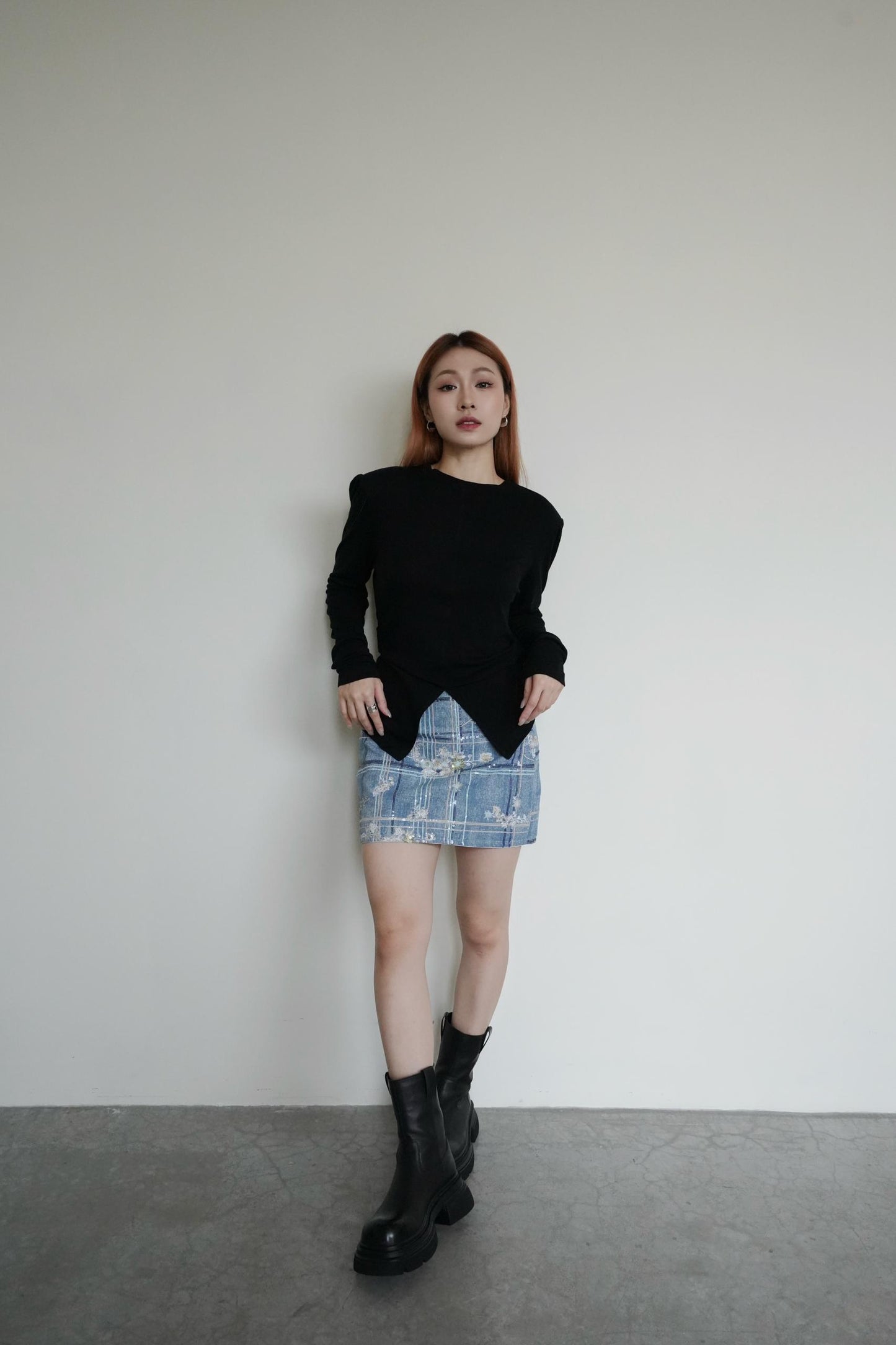 Basic Long Sleeve With Shoulder Pads