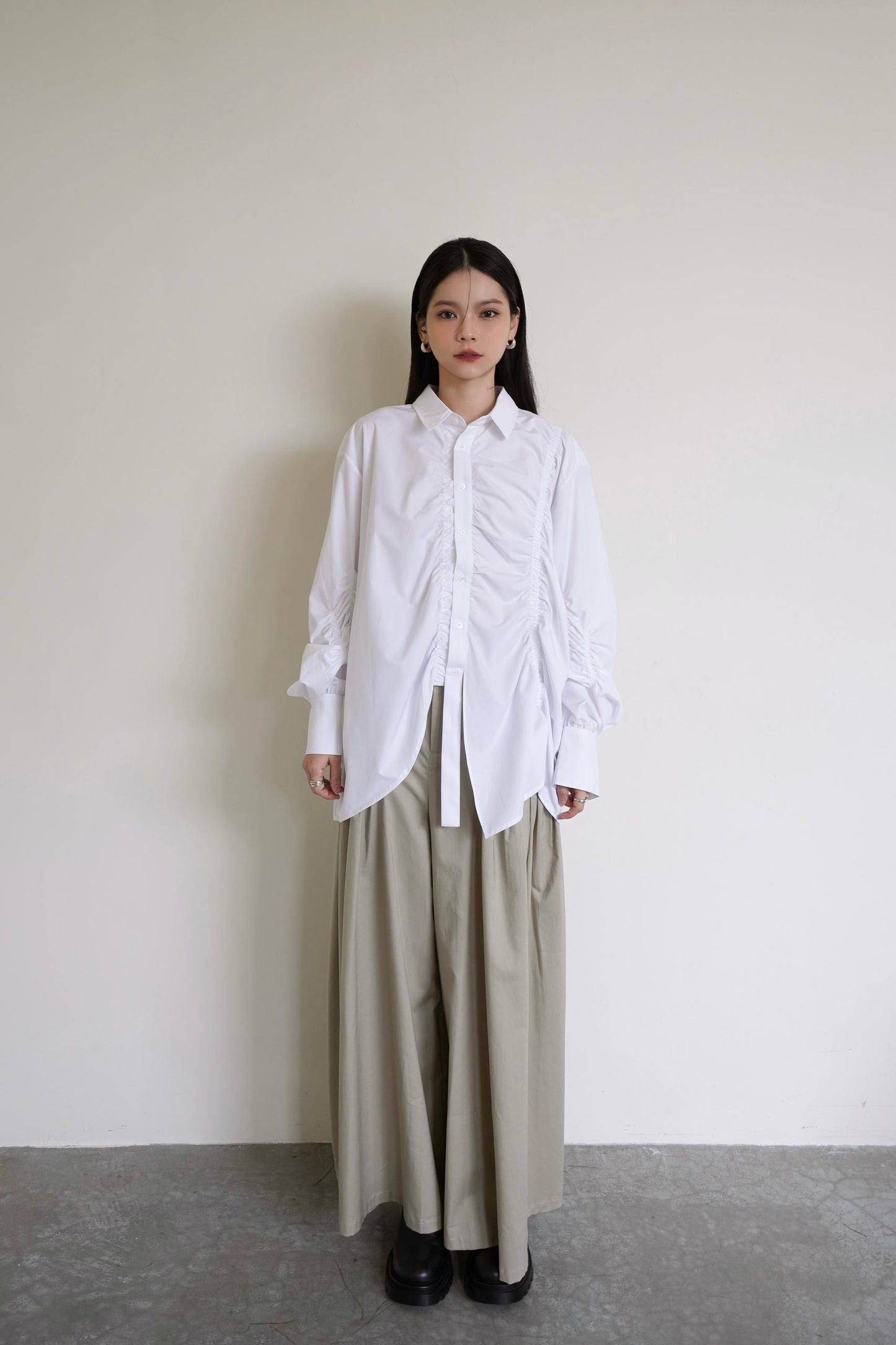 Pleated Design Shirt