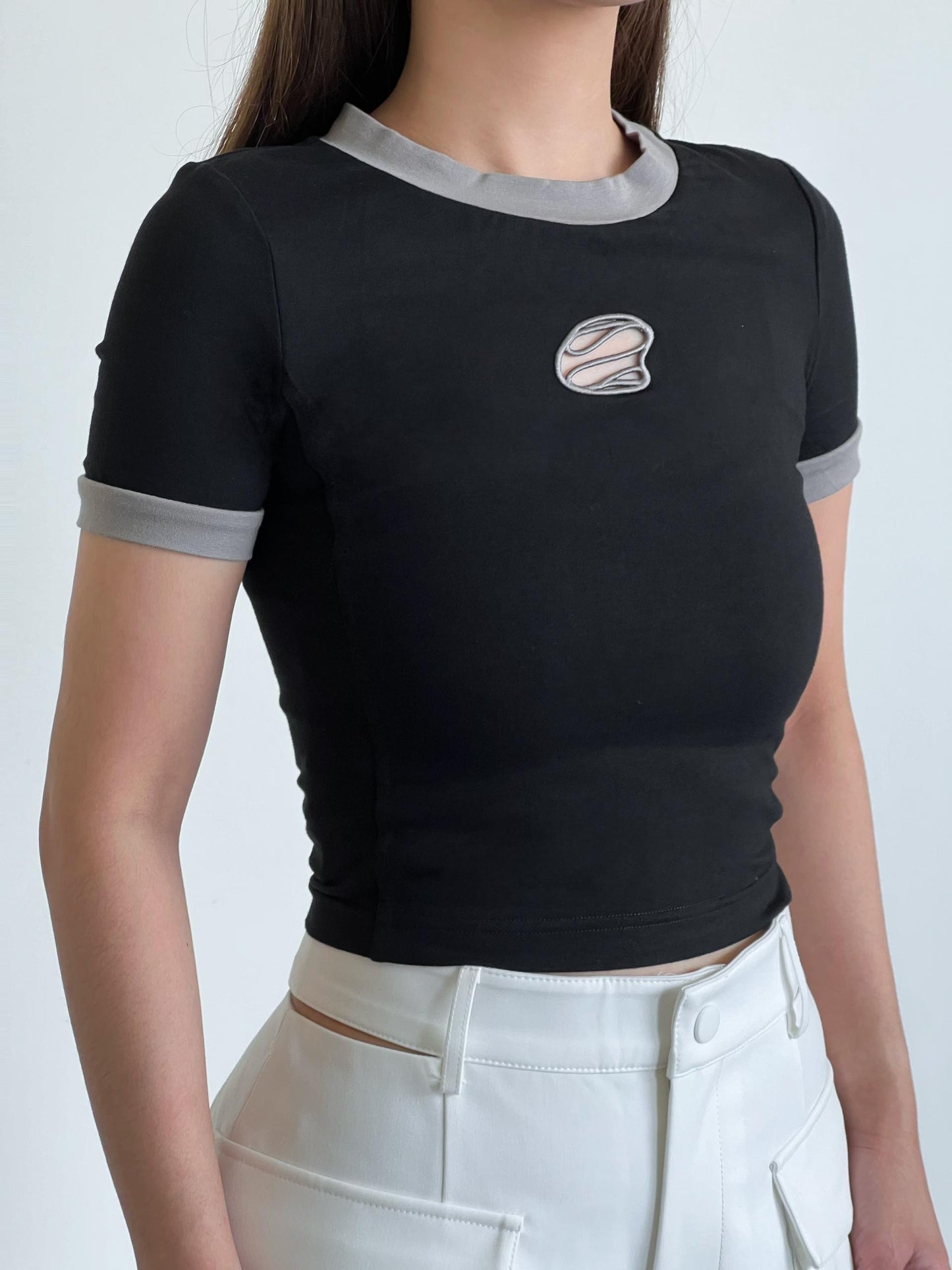 Stripe Slim T Shirt Special Design