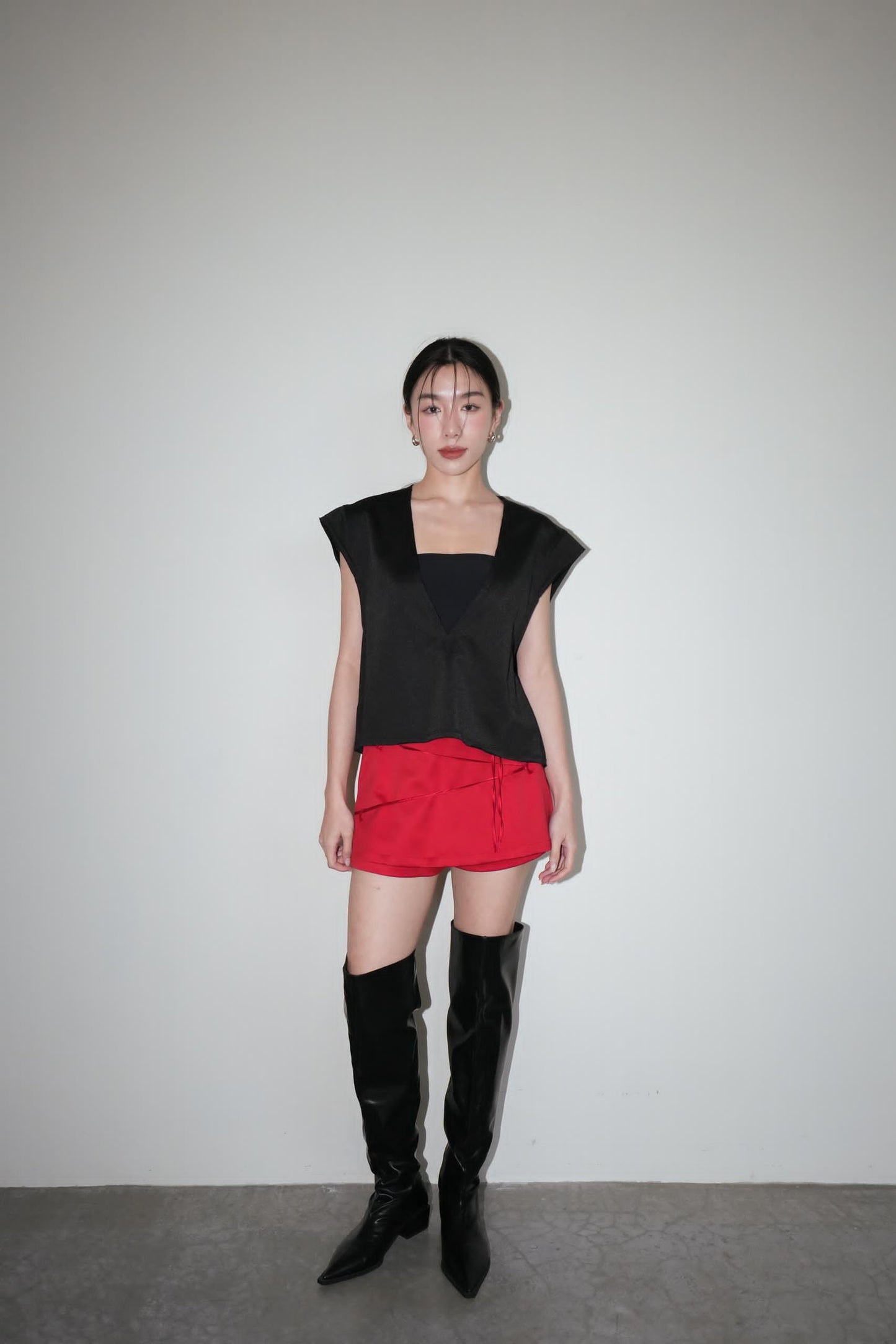 Classic V Neck Loose Top