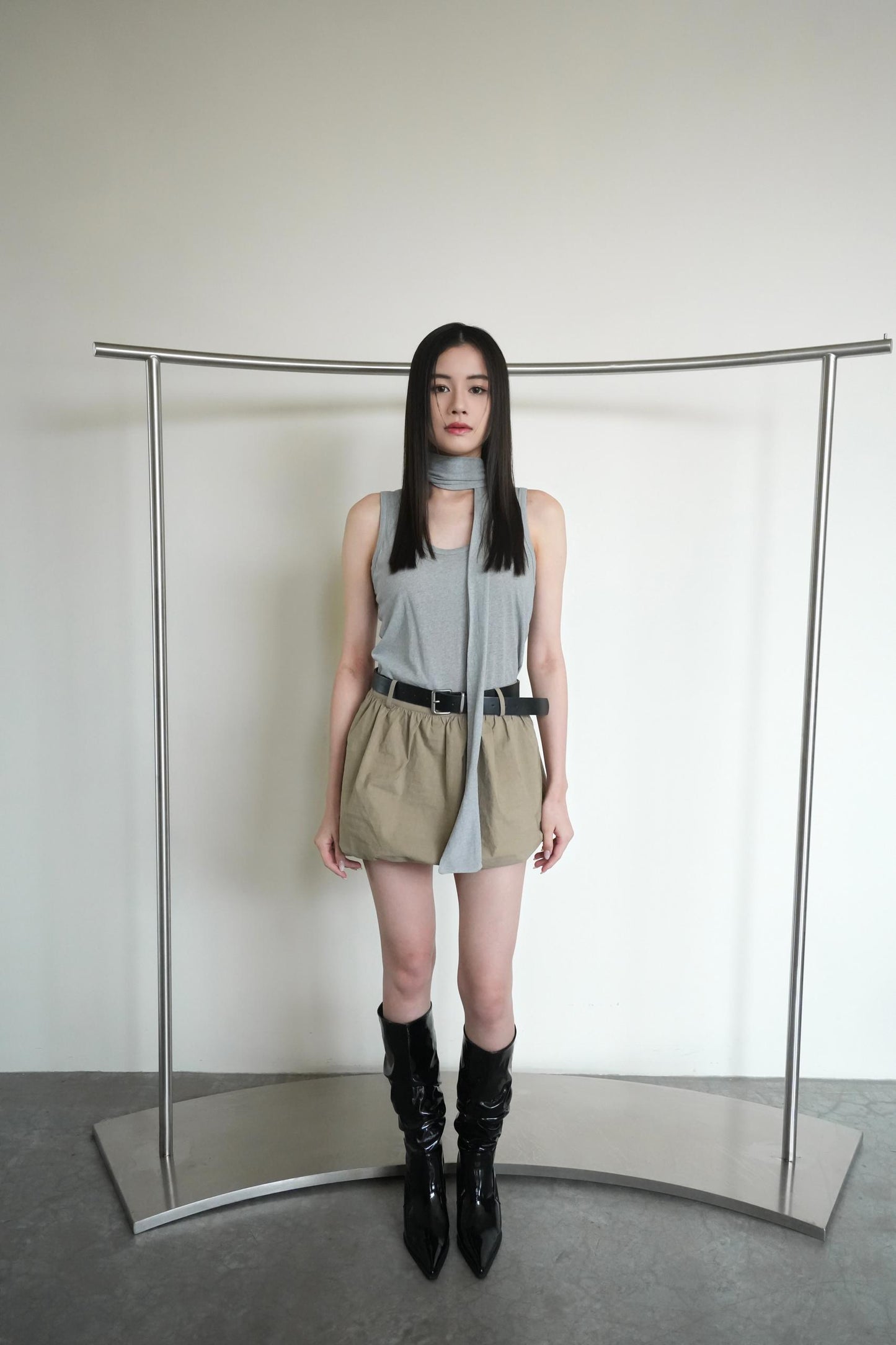 Tank Top With Satin Tie