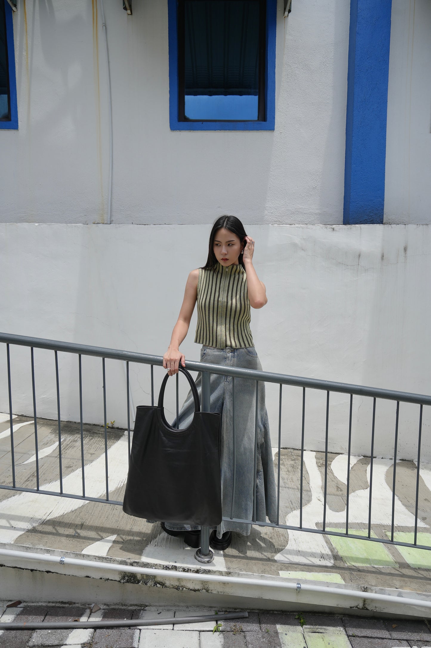 Turtlenek Sleeveless Top