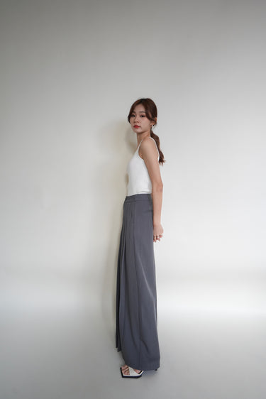 Pleated Wide Leg Pants