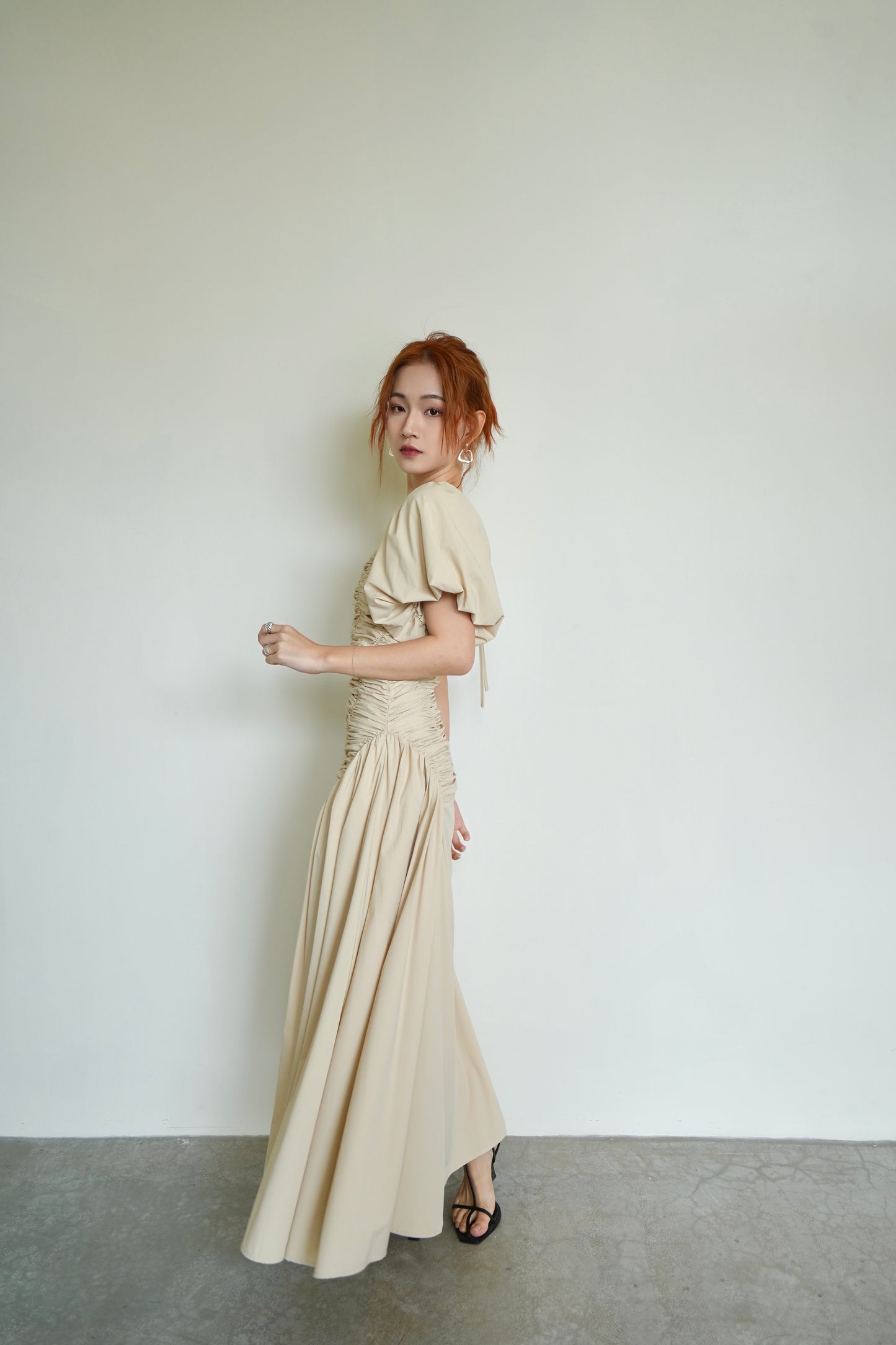 Ruched Slim Dinner Dress