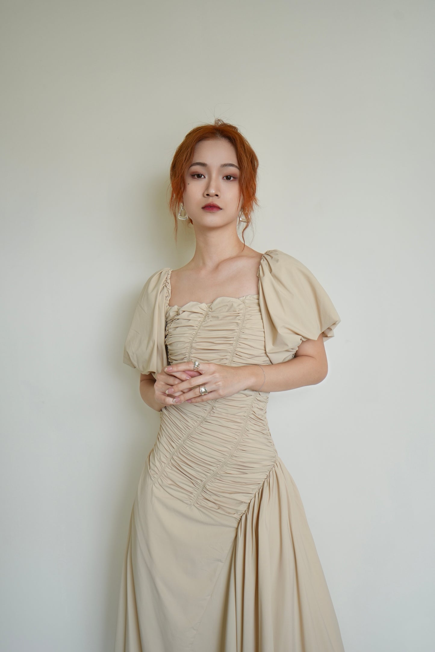 Ruched Slim Dinner Dress