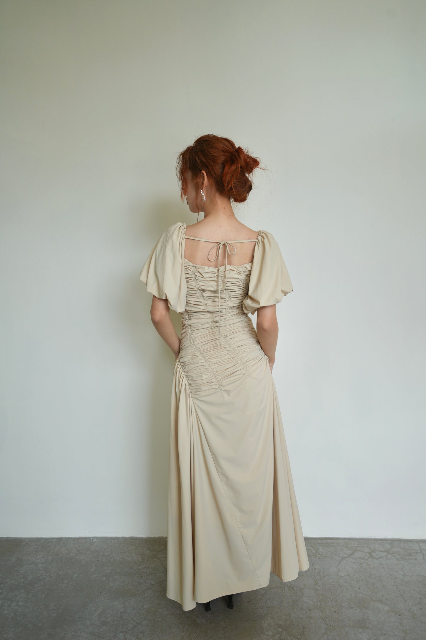 Ruched Slim Dinner Dress