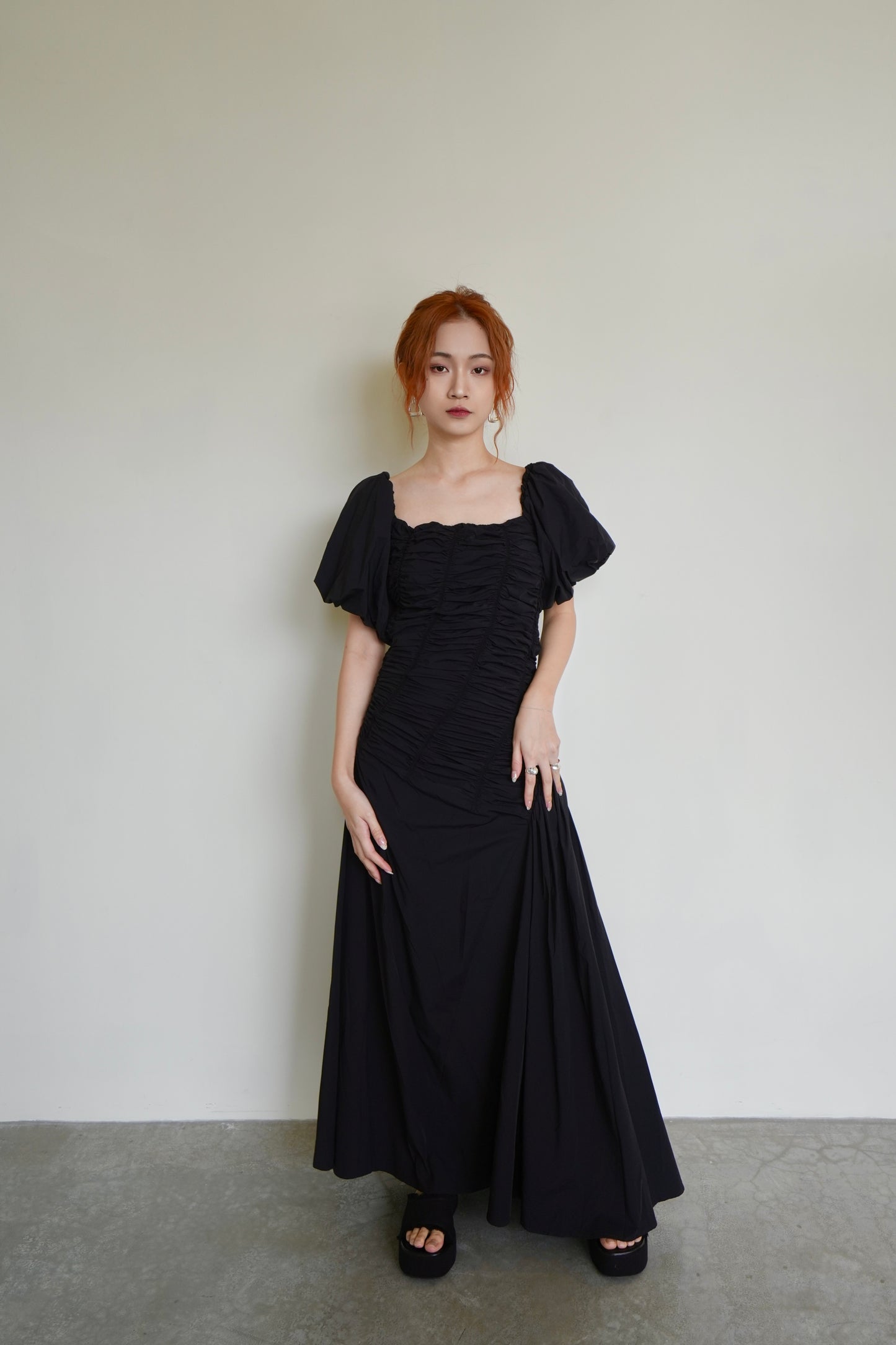 Ruched Slim Dinner Dress