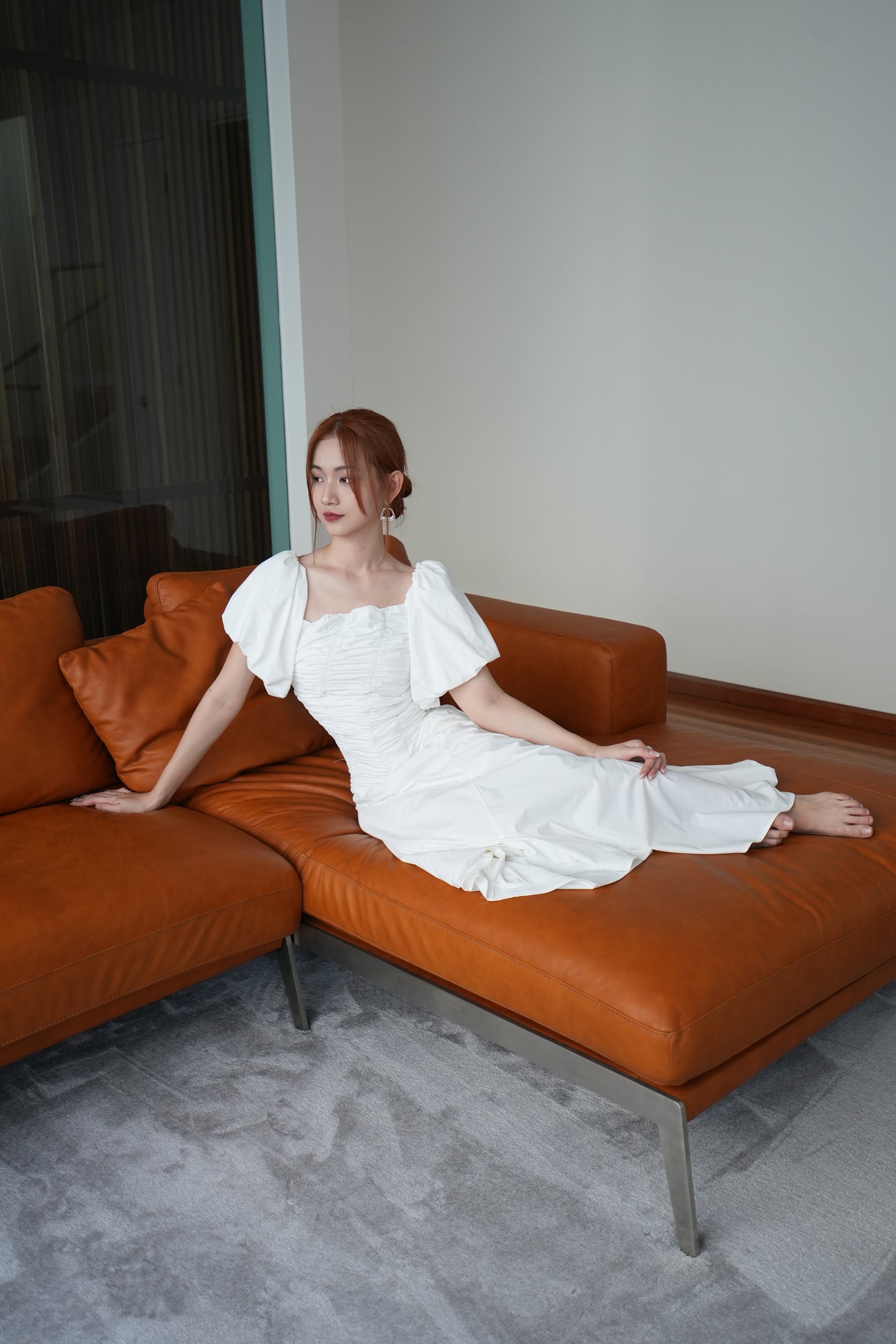 Ruched Slim Dinner Dress