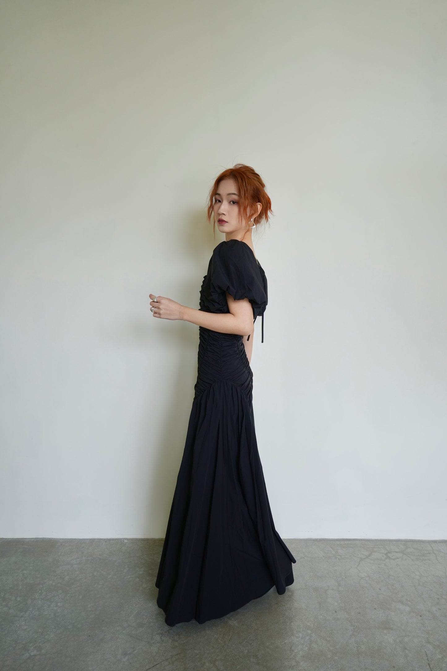 Ruched Slim Dinner Dress