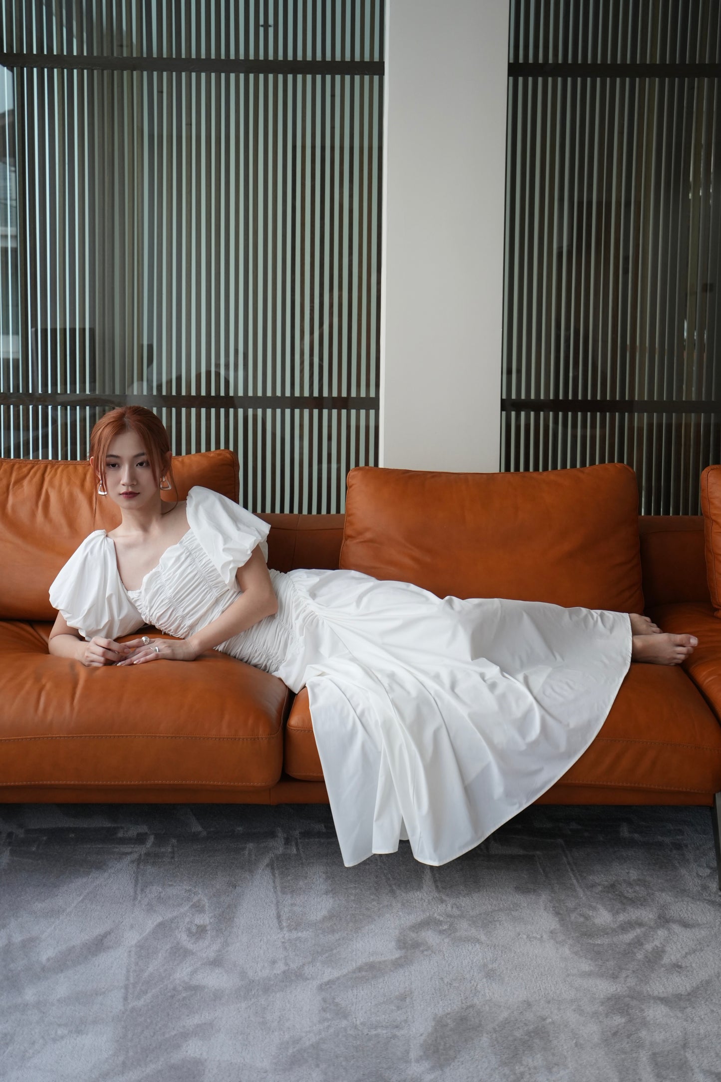 Ruched Slim Dinner Dress