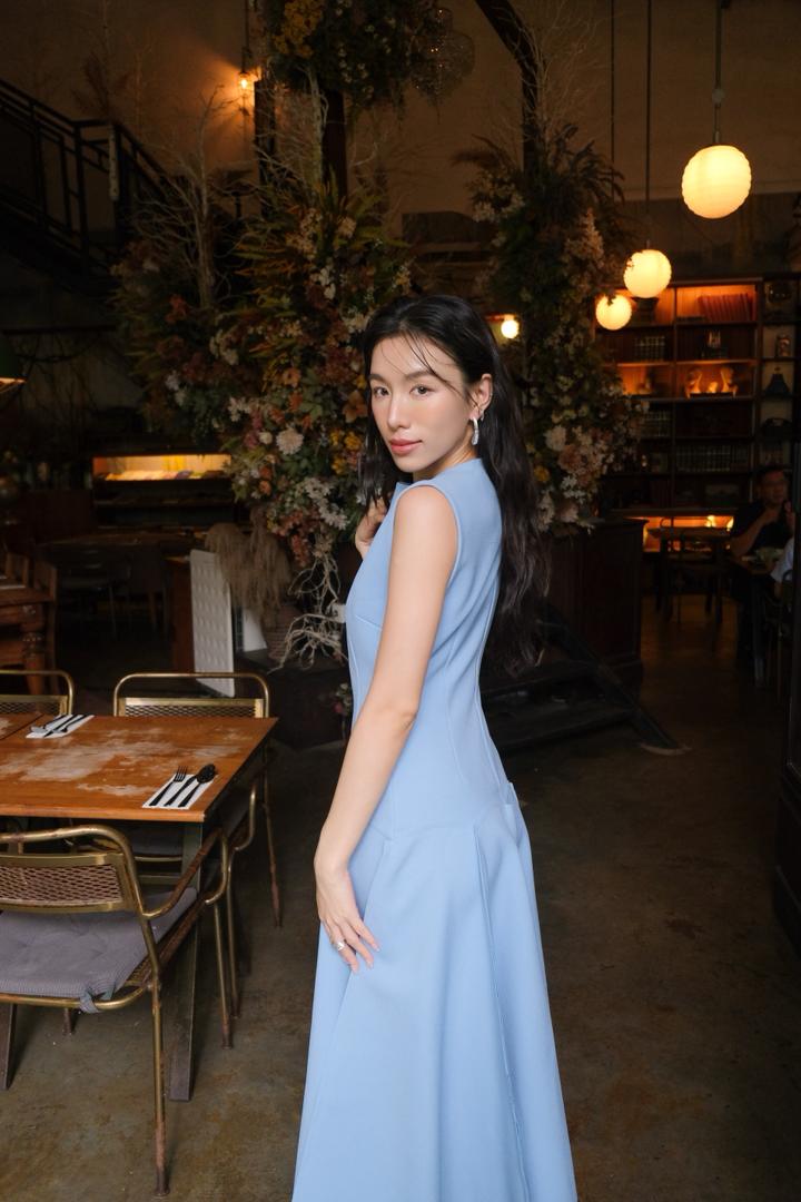 Cinched pleated Dress