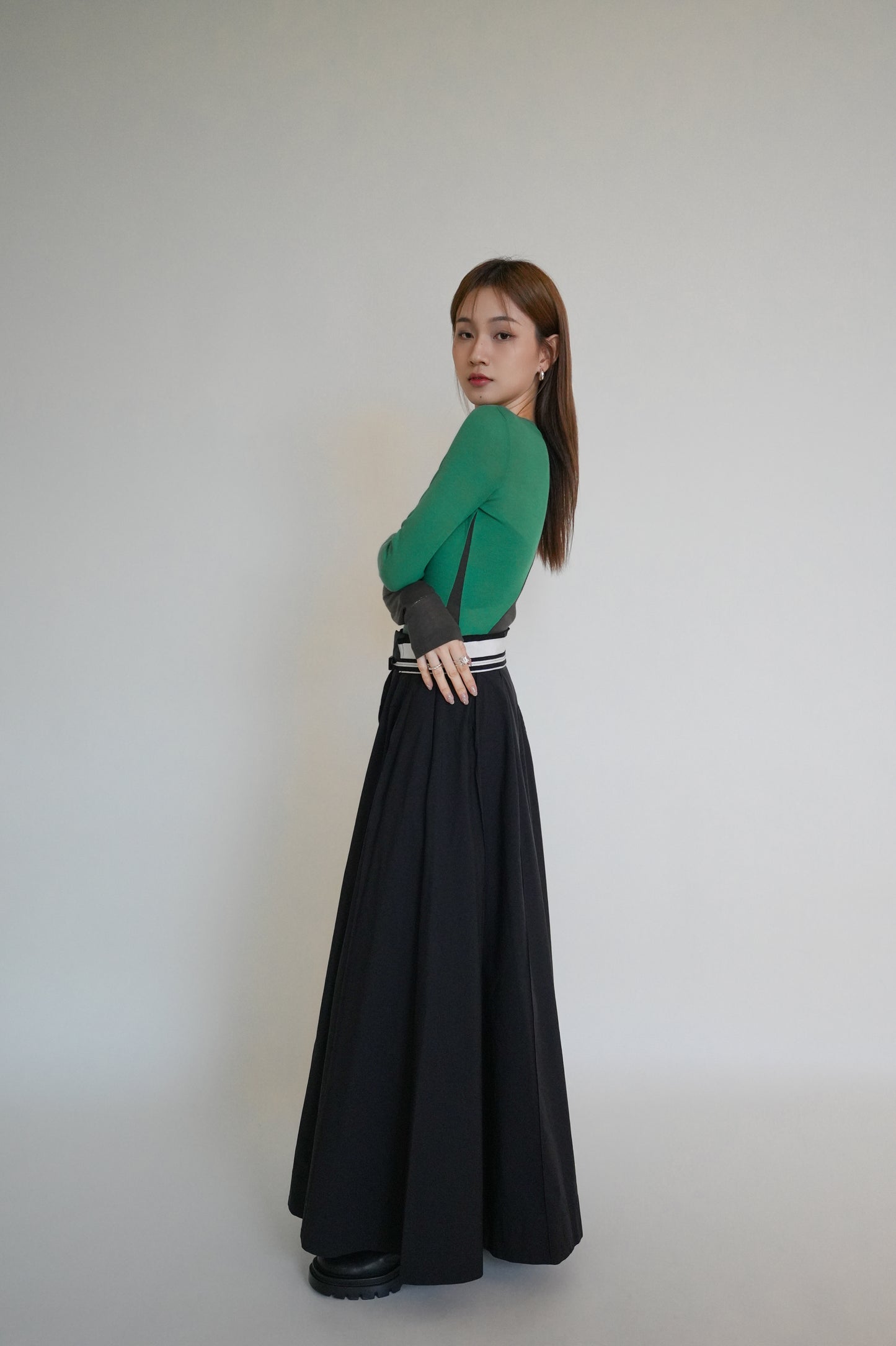 Colourblock Strech Top