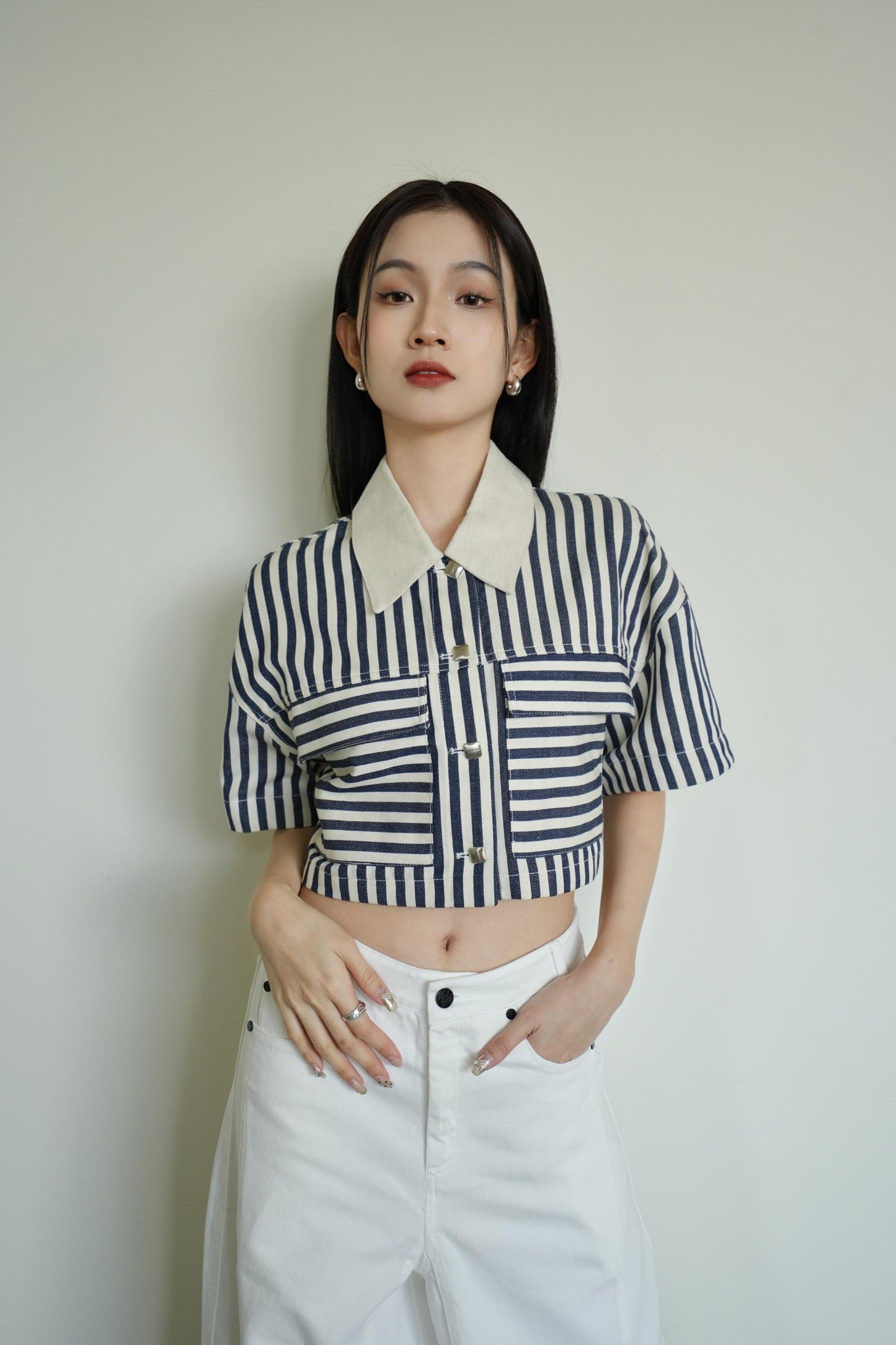 Striped Crop Top