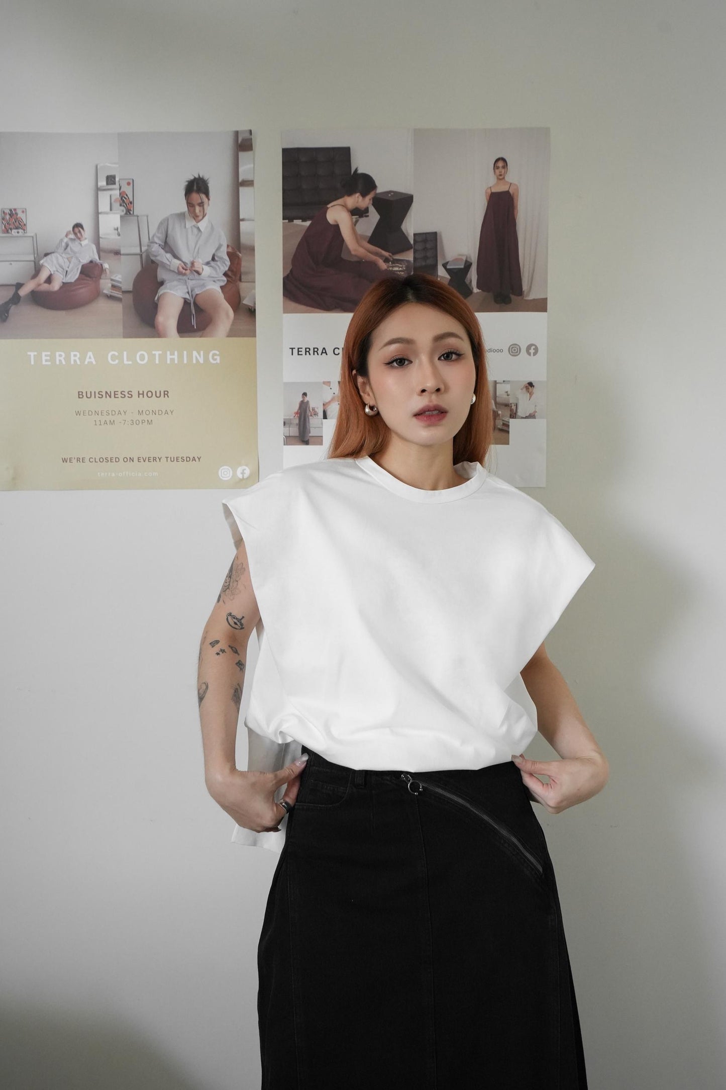 Elastic Basic Round Neck Top