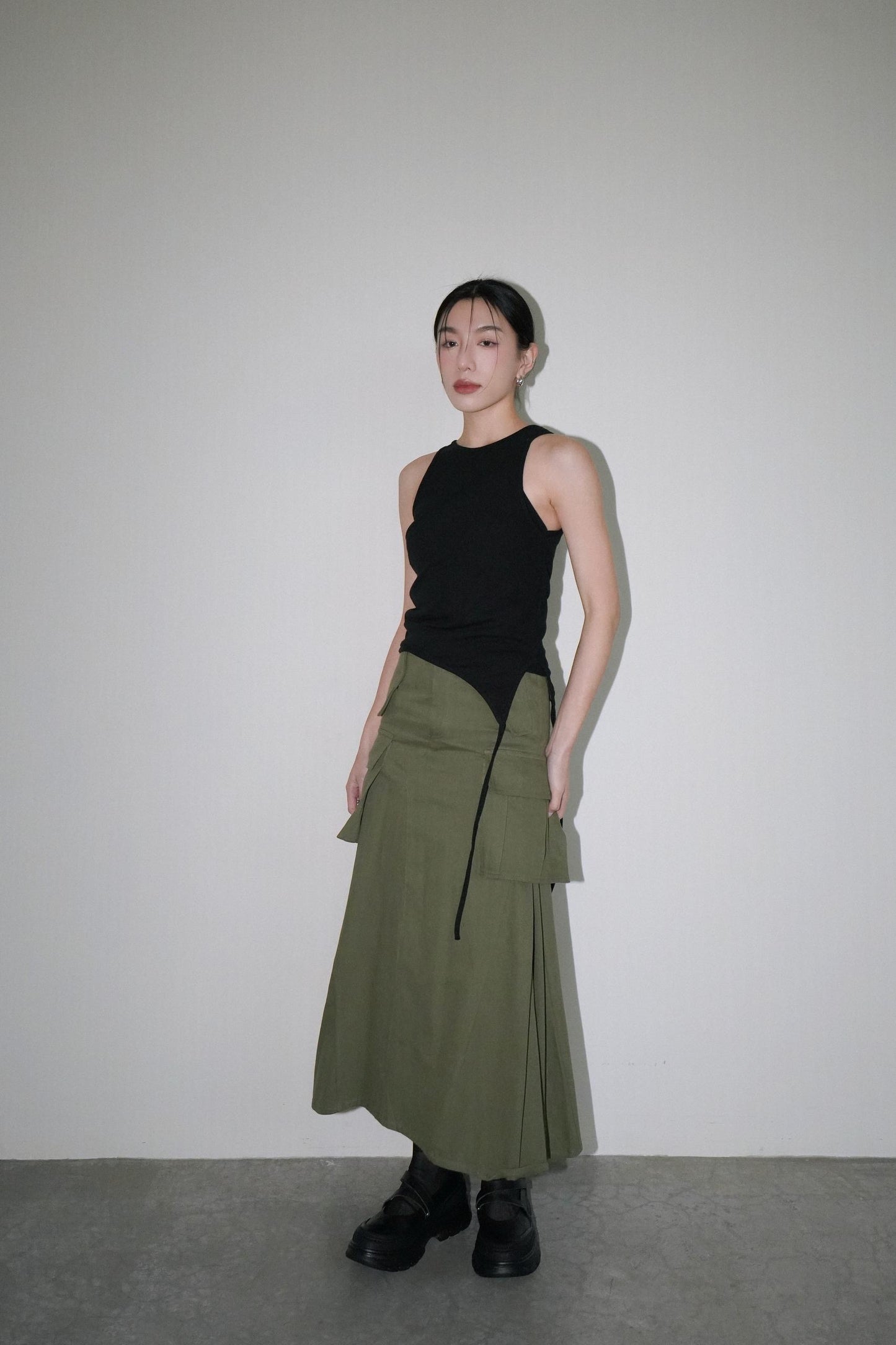 Velvet fixture skirt