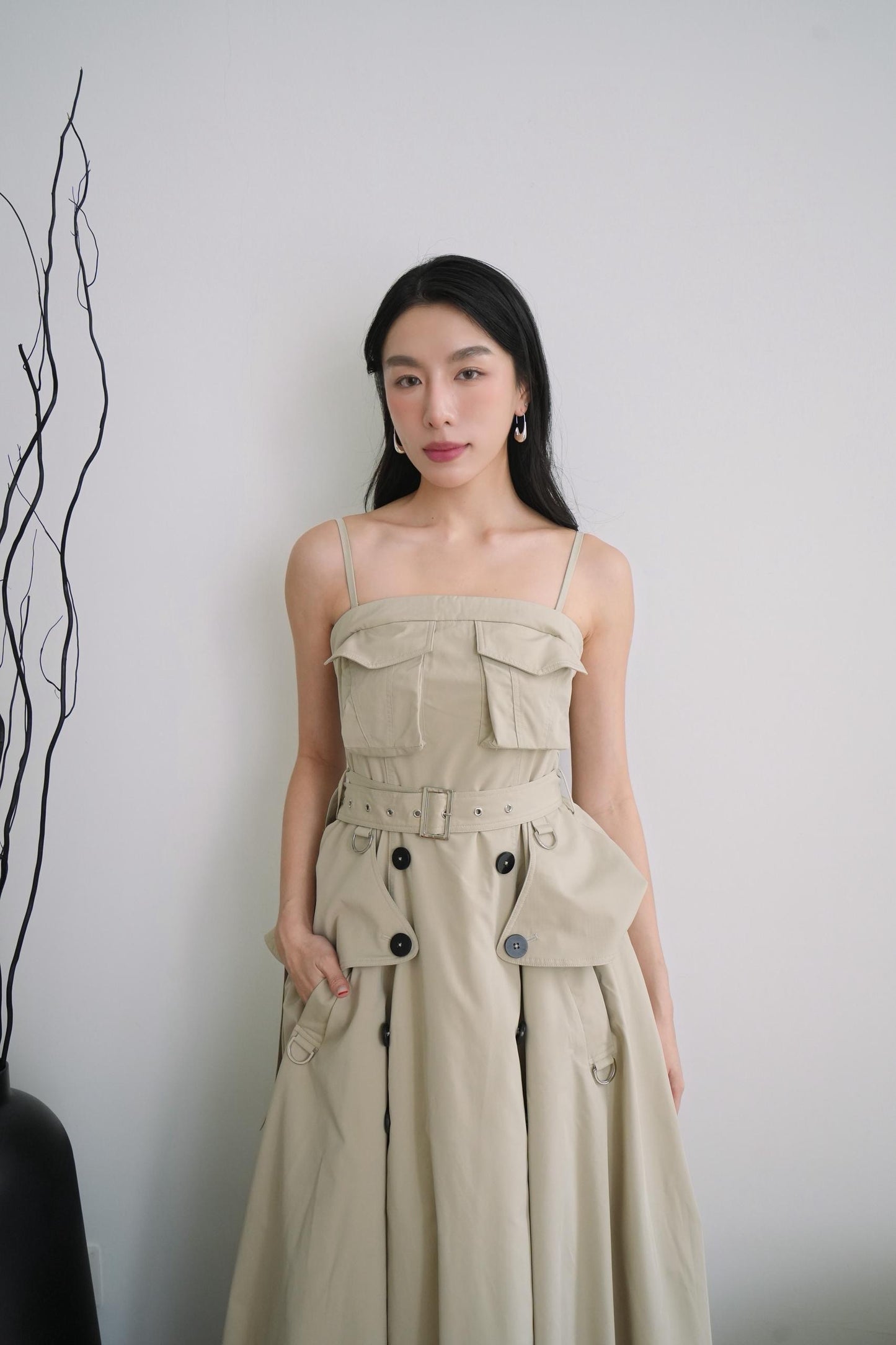 Utility Suspender Dress