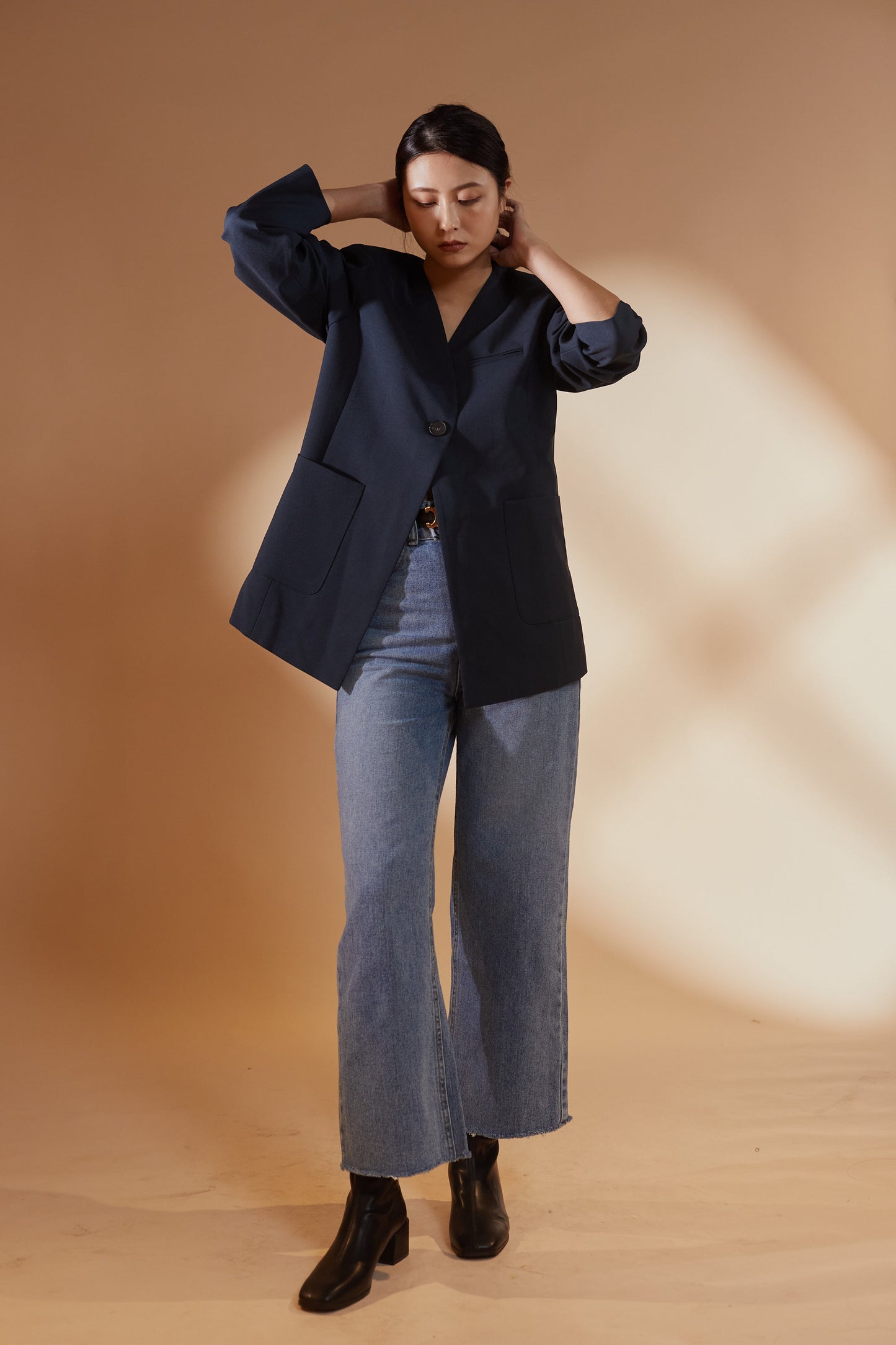 Balloon Sleeved JK Cardigan