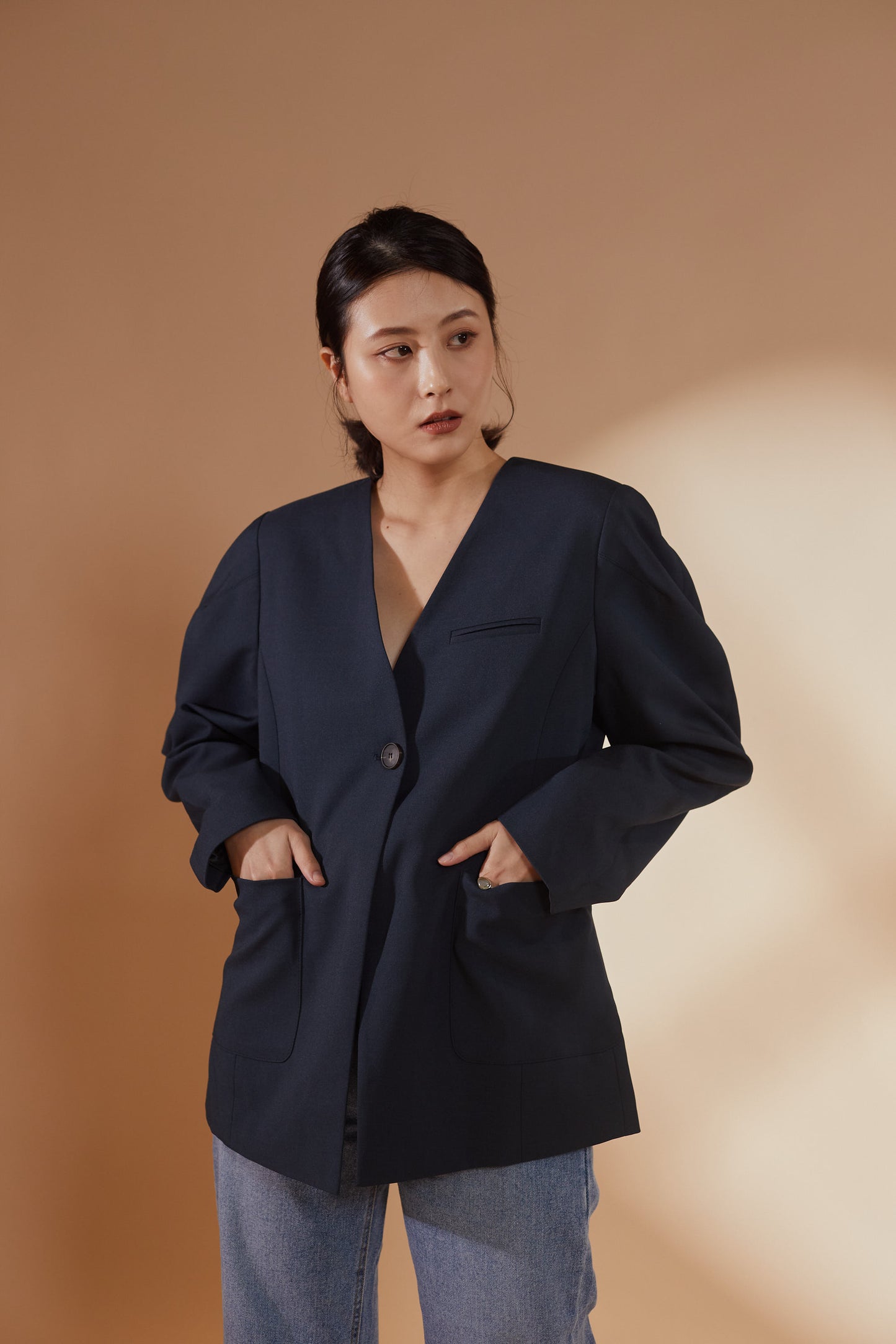 Balloon Sleeved JK Cardigan