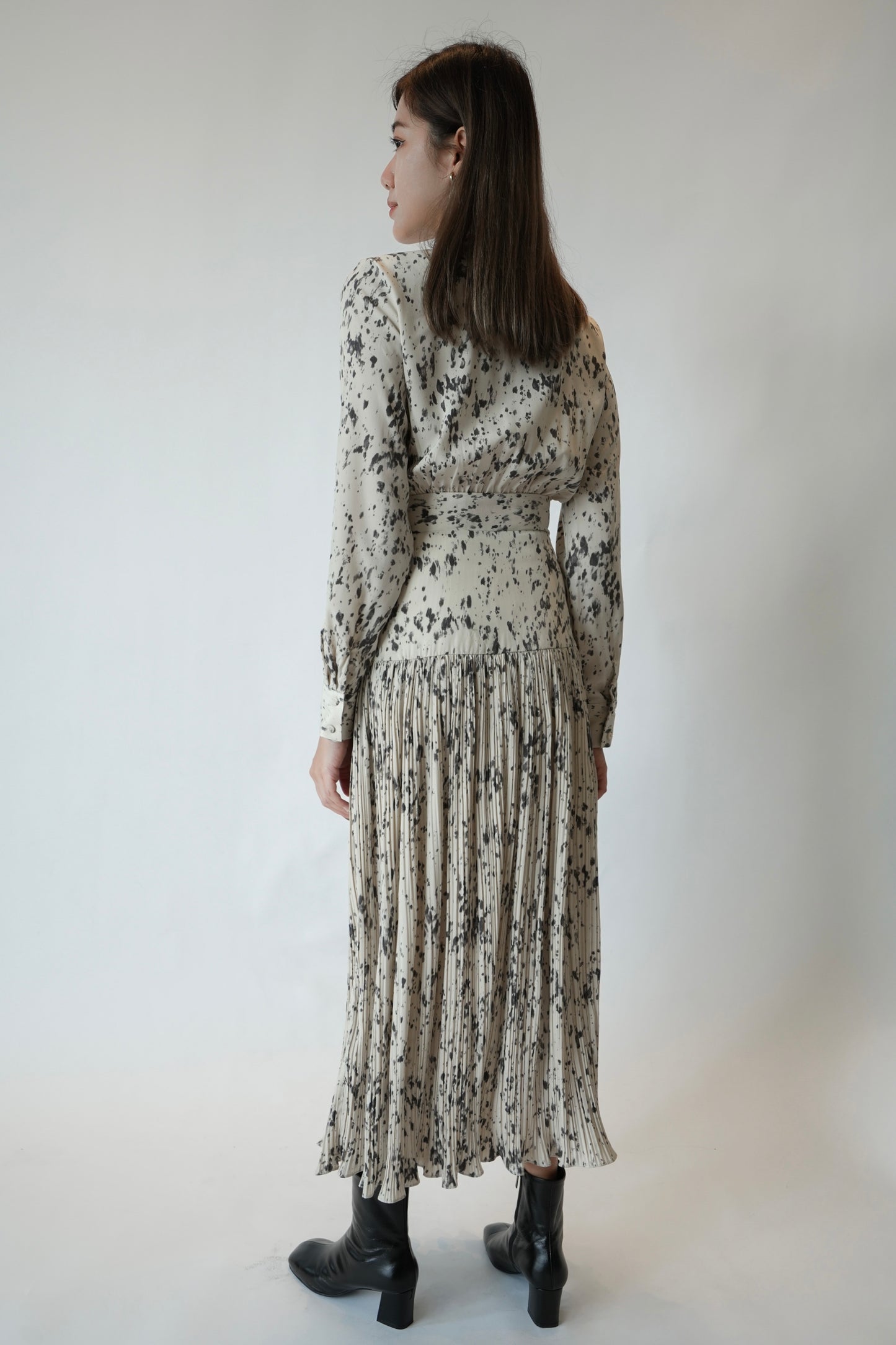 Splatter Paint Long Dress