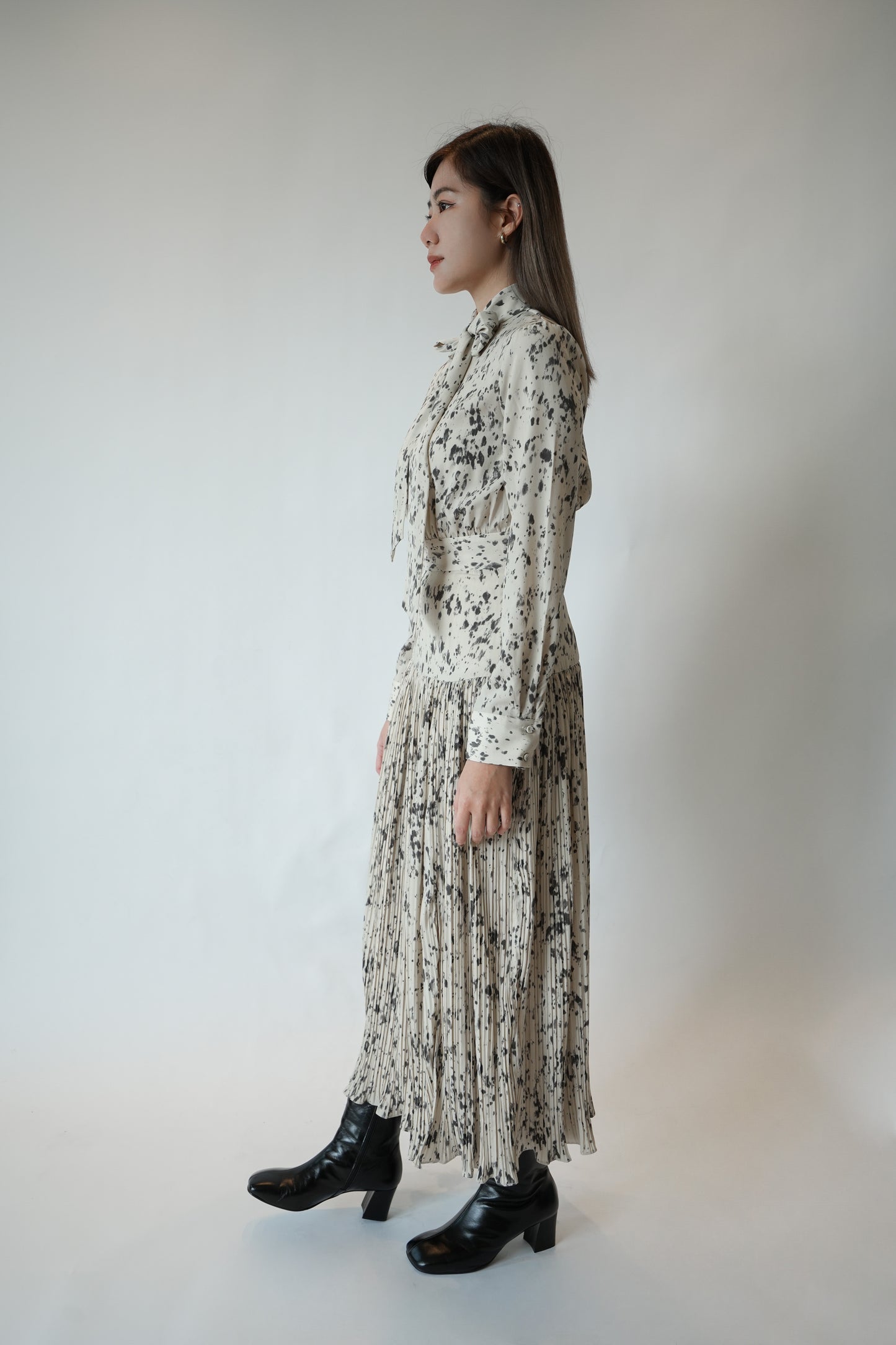 Splatter Paint Long Dress