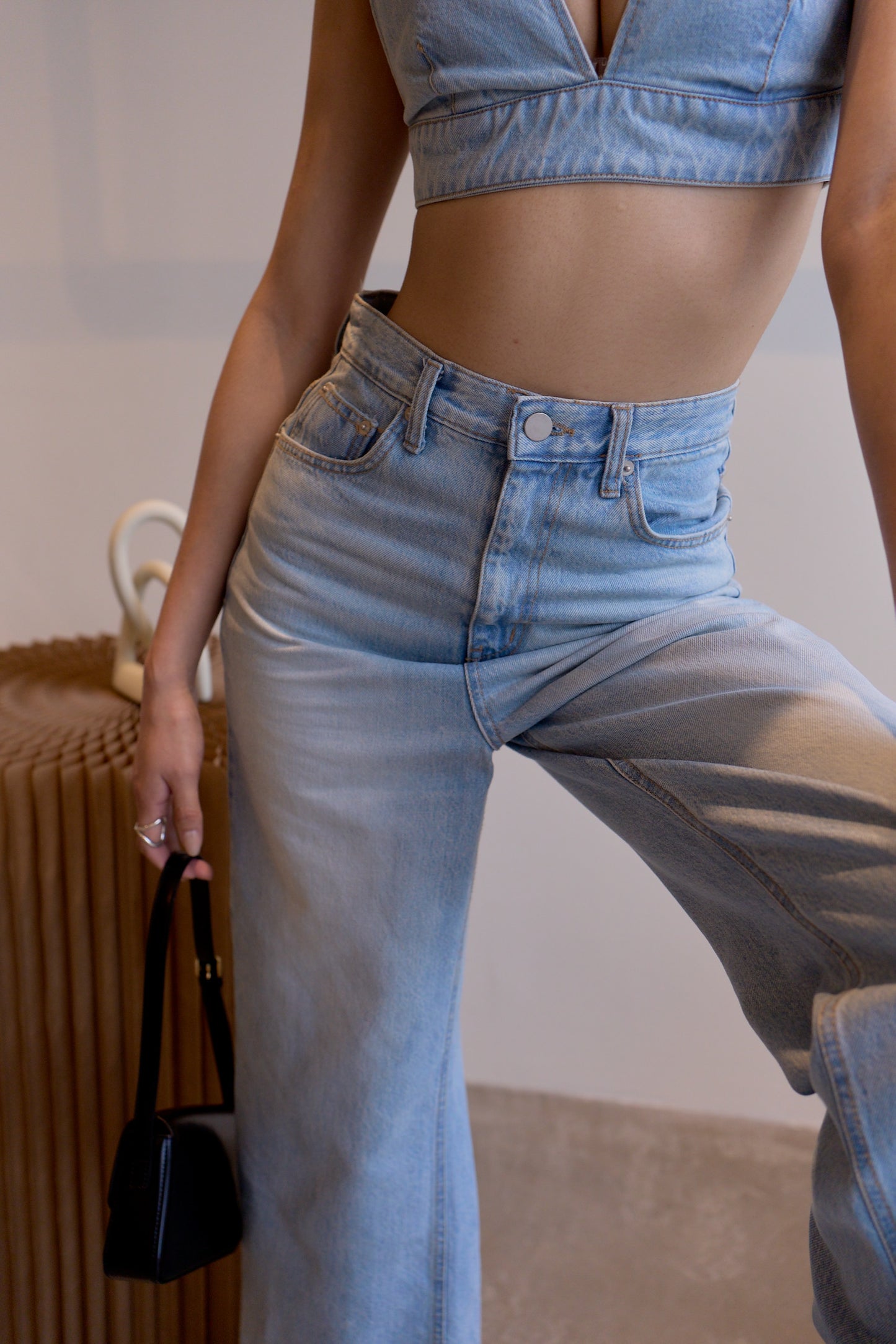 Bikini Jeans Long Pant Set