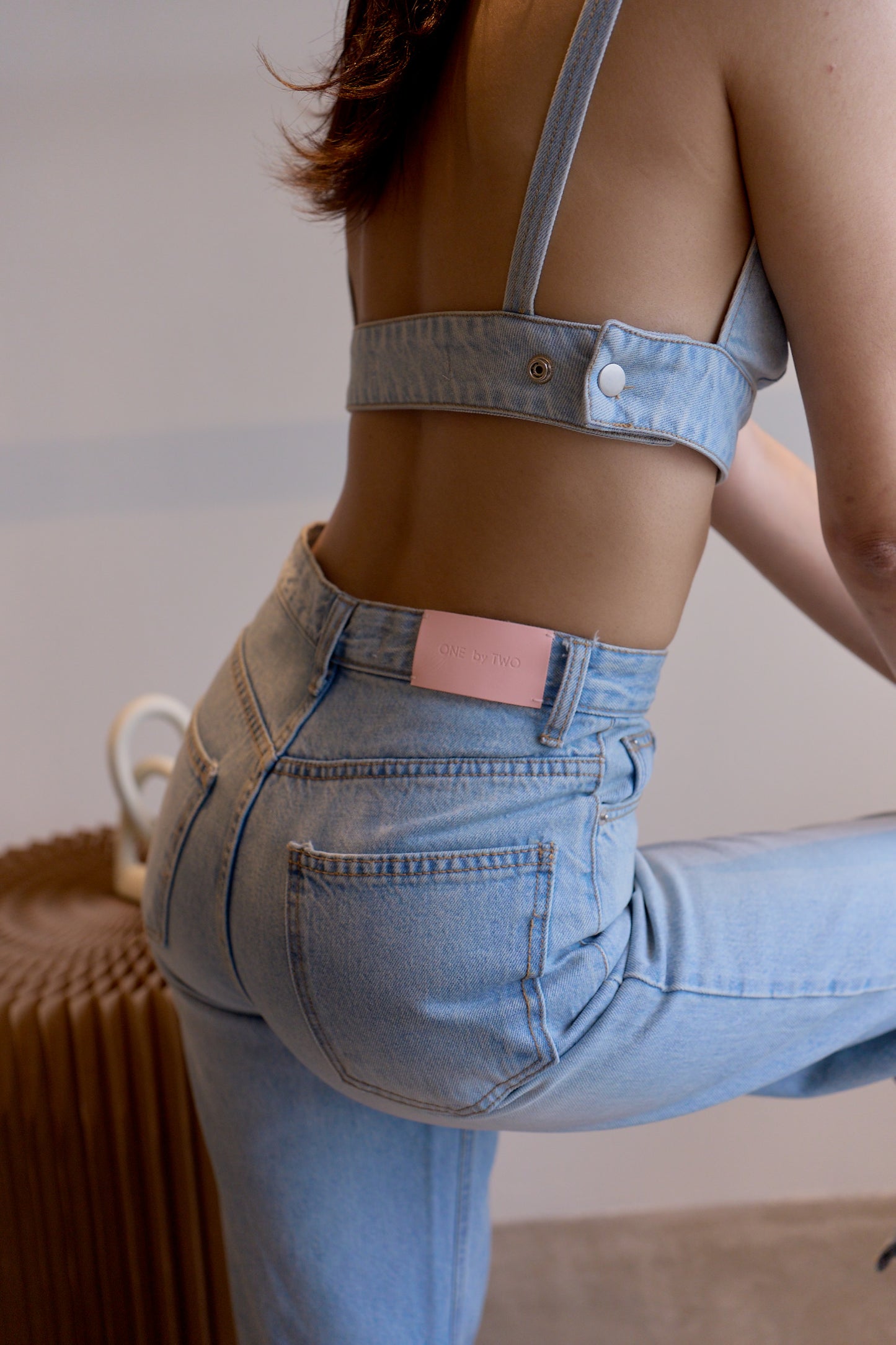 Bikini Jeans Long Pant Set