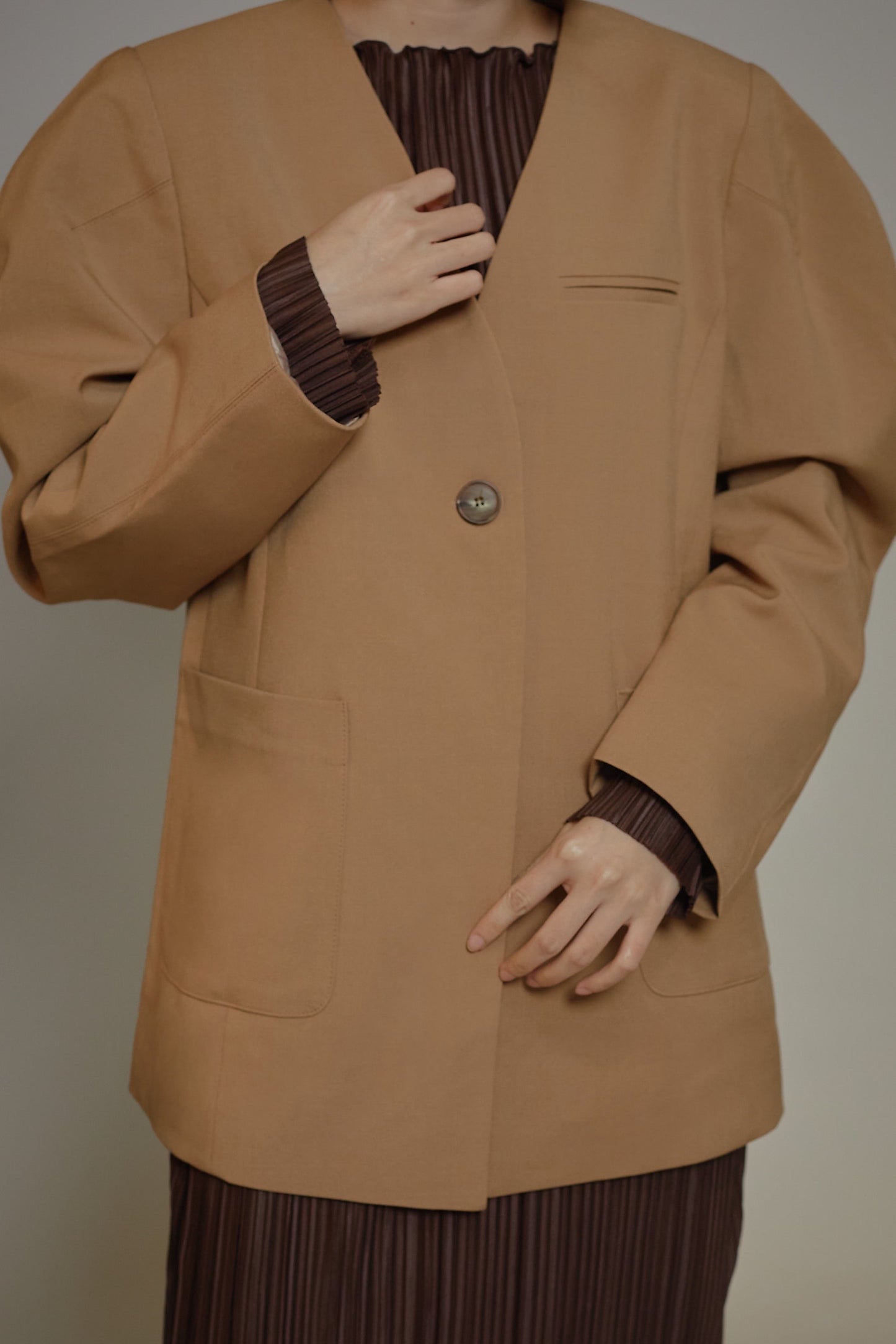 Balloon Sleeved JK Cardigan