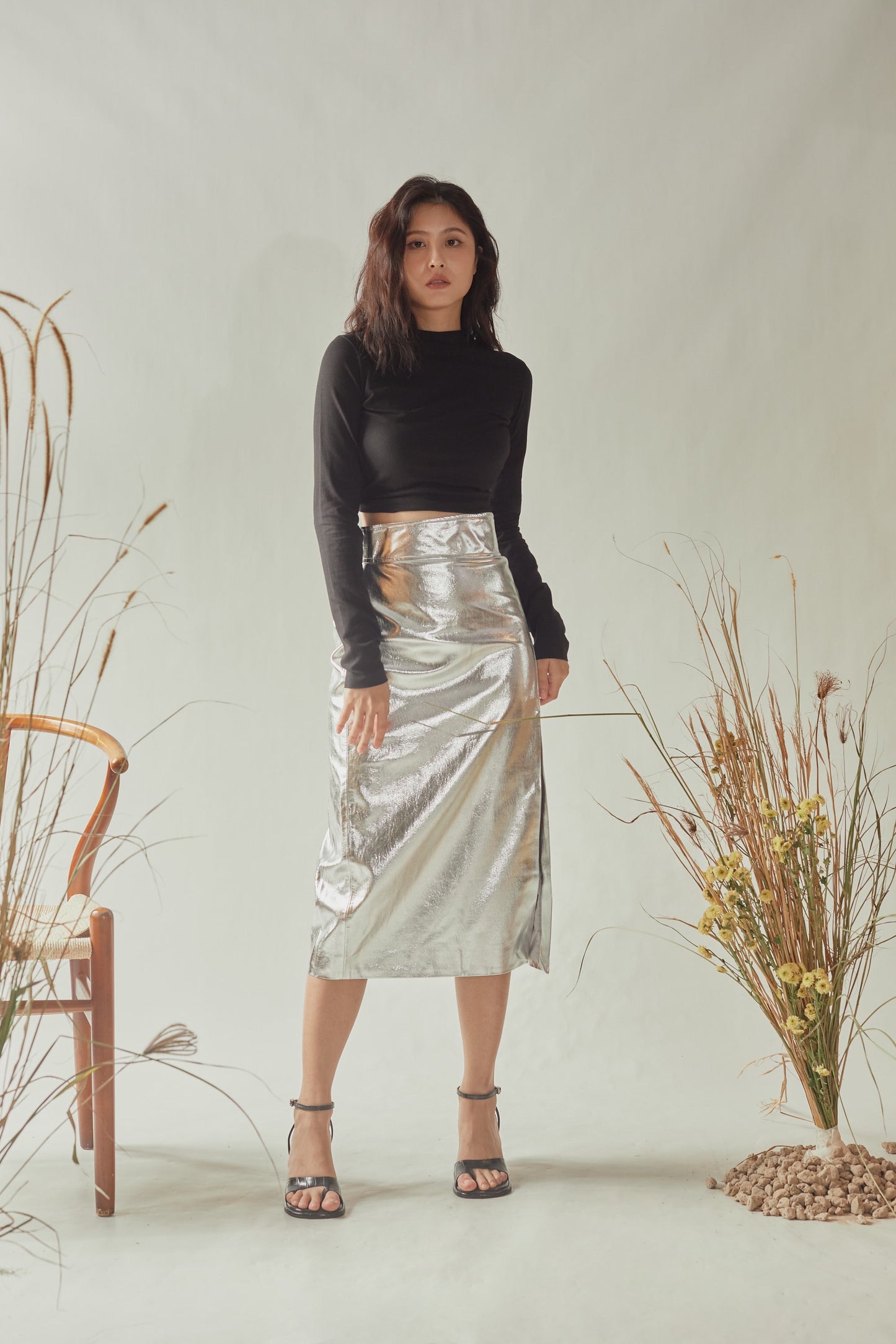 Back Less Strap Detail T-shirt