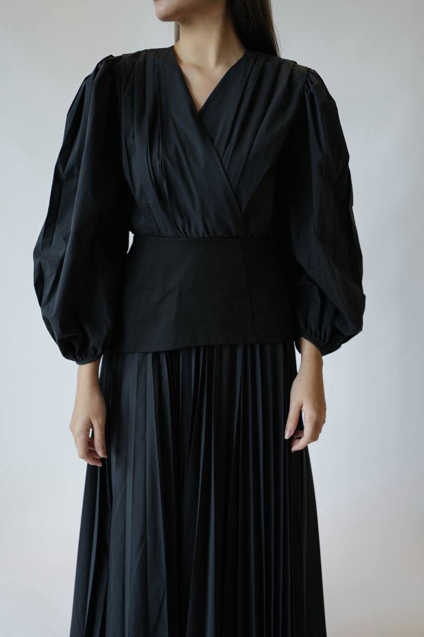 Wrinkle Maxi Dress