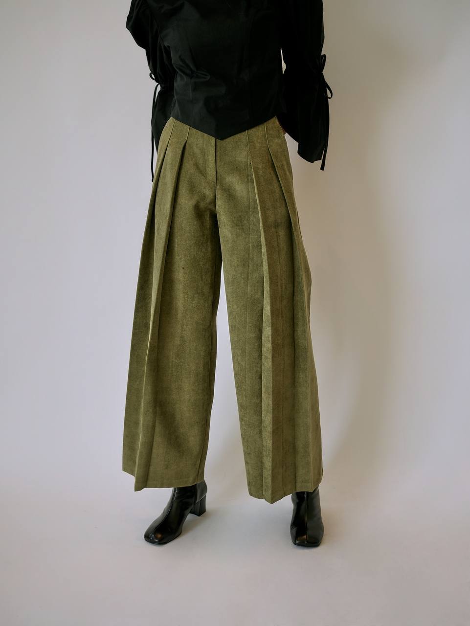 Wide Leg Corduroy Pants