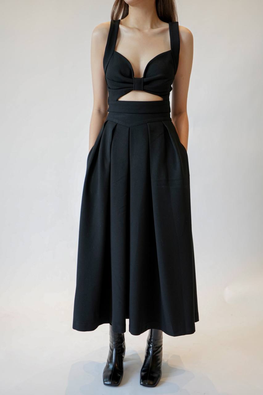 Sleeveless Two Piece Dress Set