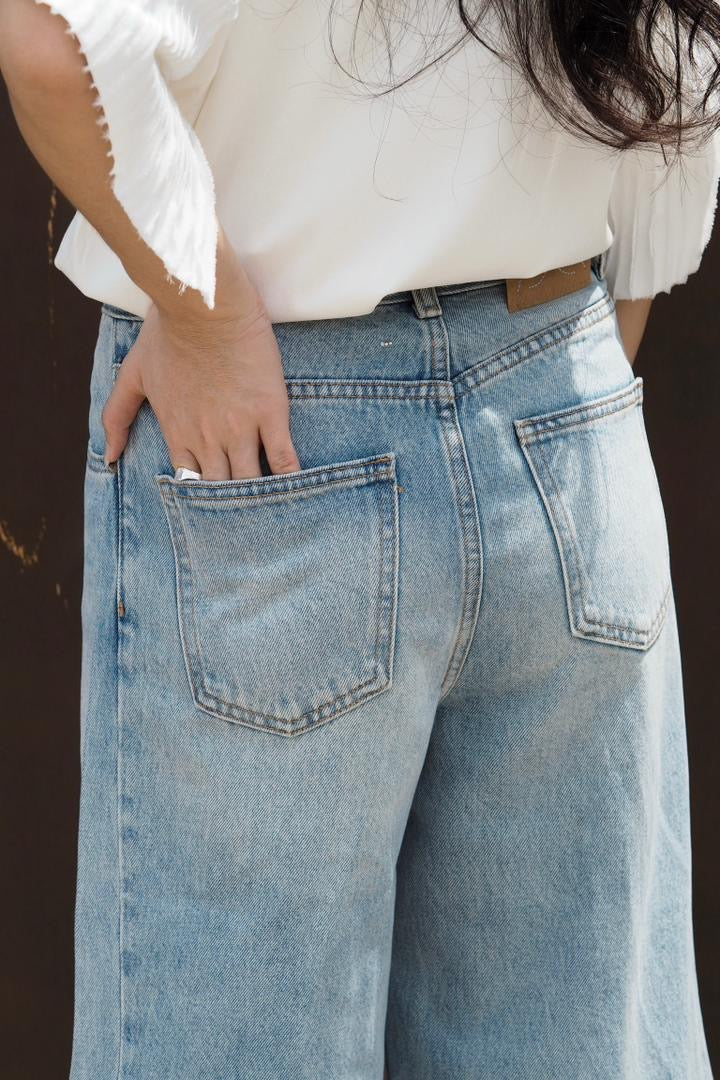 Sparkly Rhinestone Loose Jeans