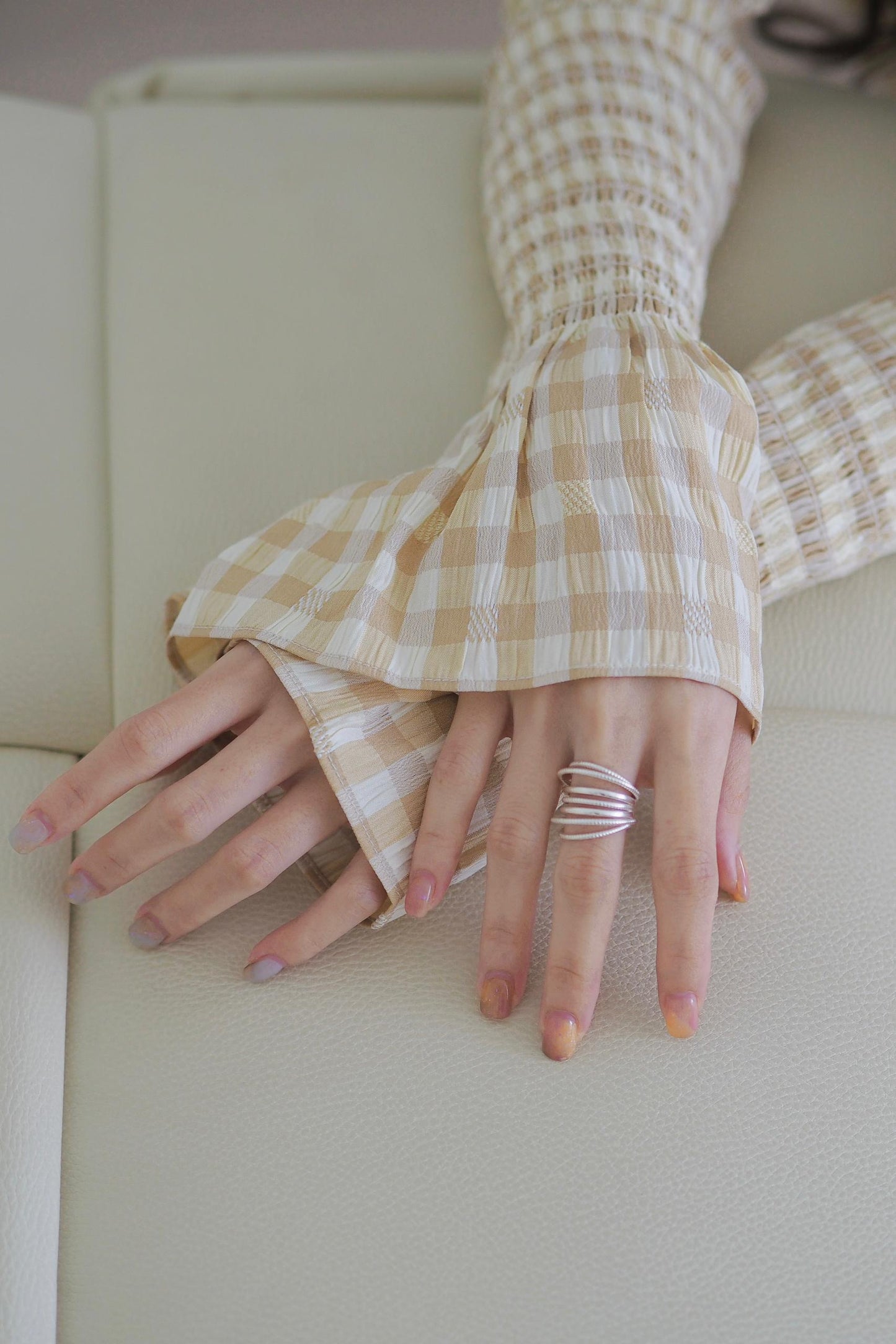 Plaid Stretch Long Sleeve Shirt