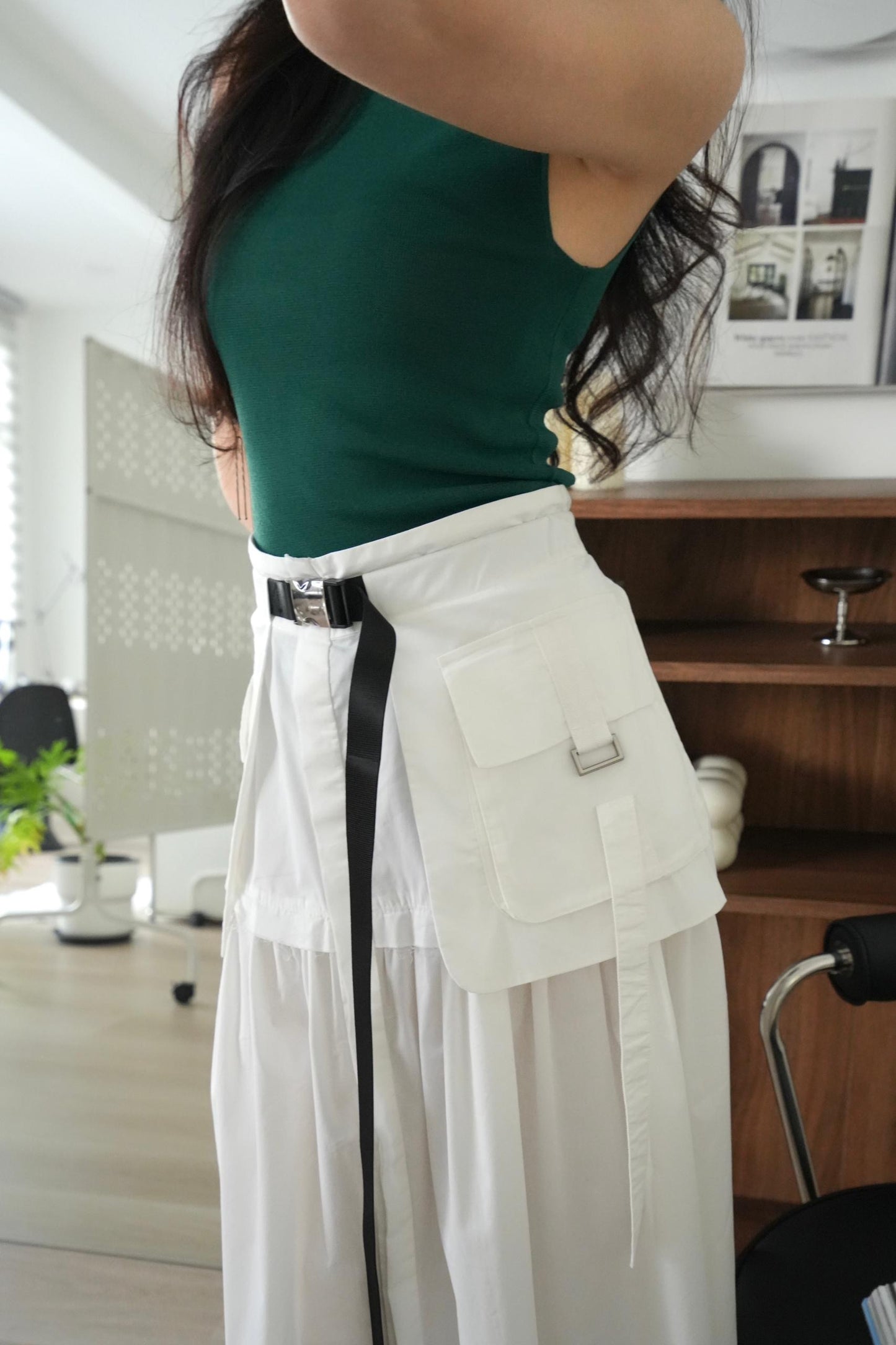 Cargo Skirt With Belt