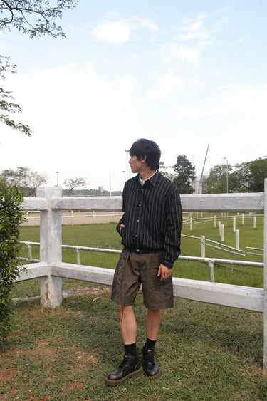 Striped Shirt With Stretch Hem