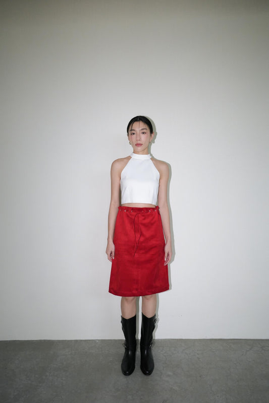 Flannel Straps Skirt