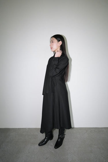 Irregular Dress With Adjust Belt