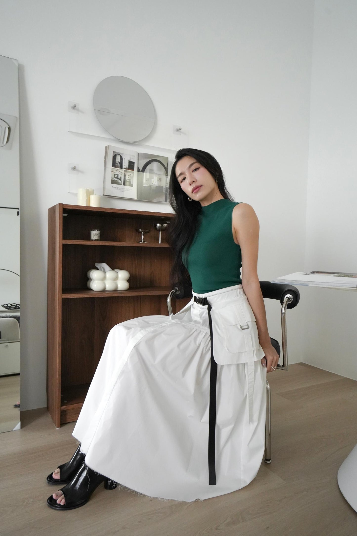 Cargo Skirt With Belt