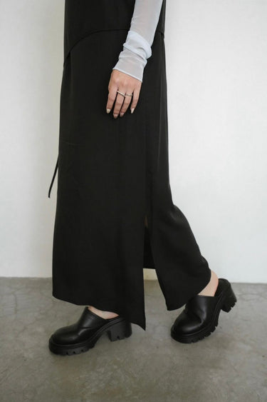 Shoulder Strap Irregular Dress