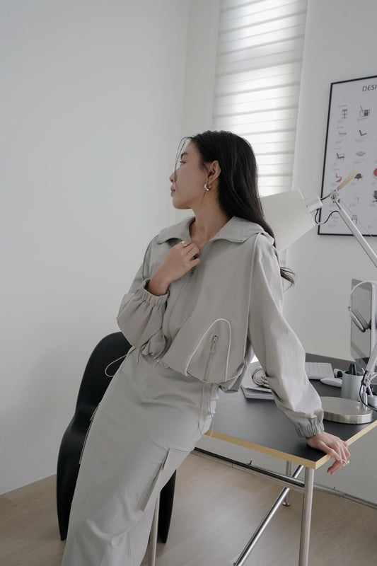 Hooded Short Windbreaker