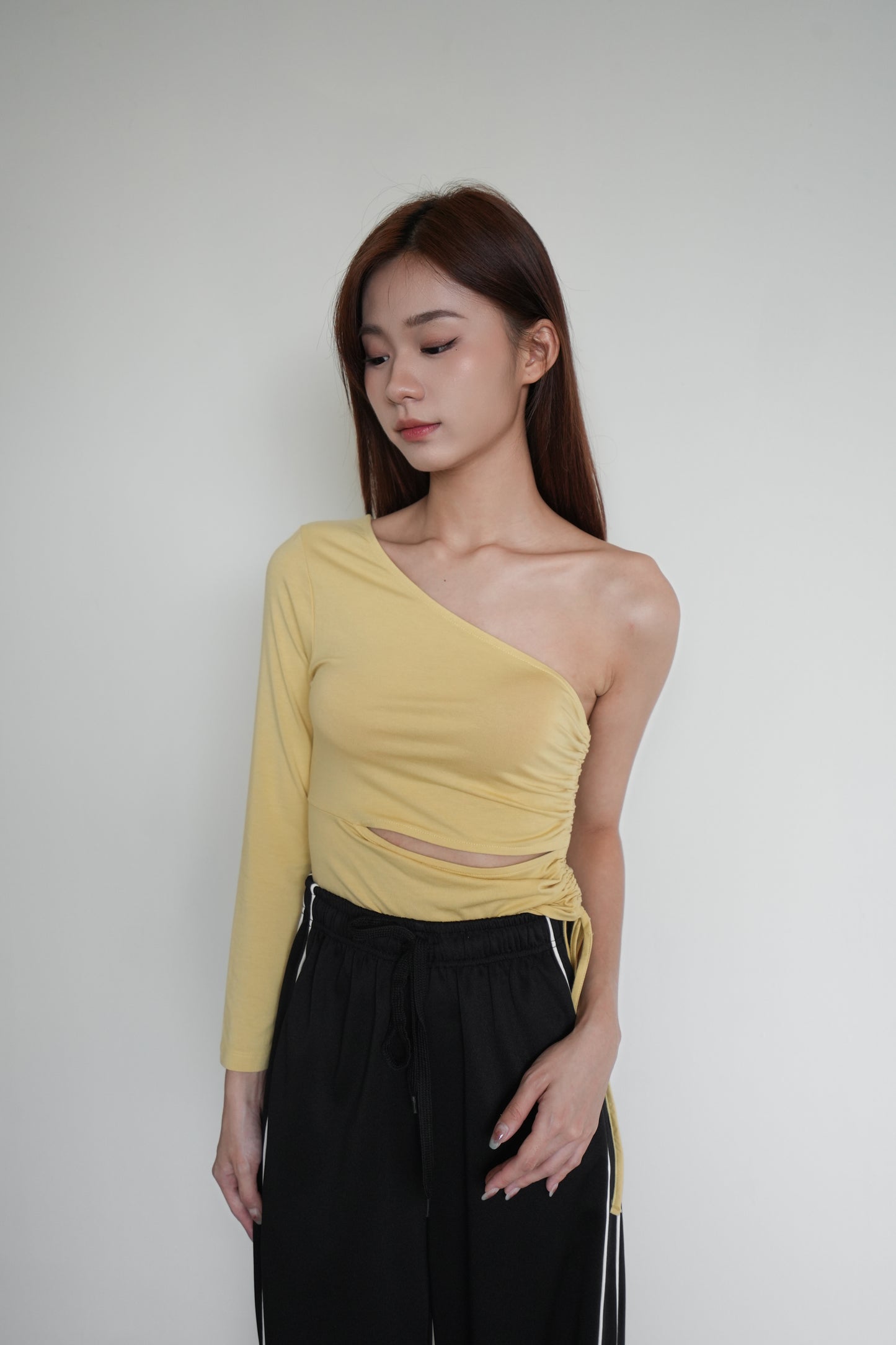 Elastic Waistband Body Shirt