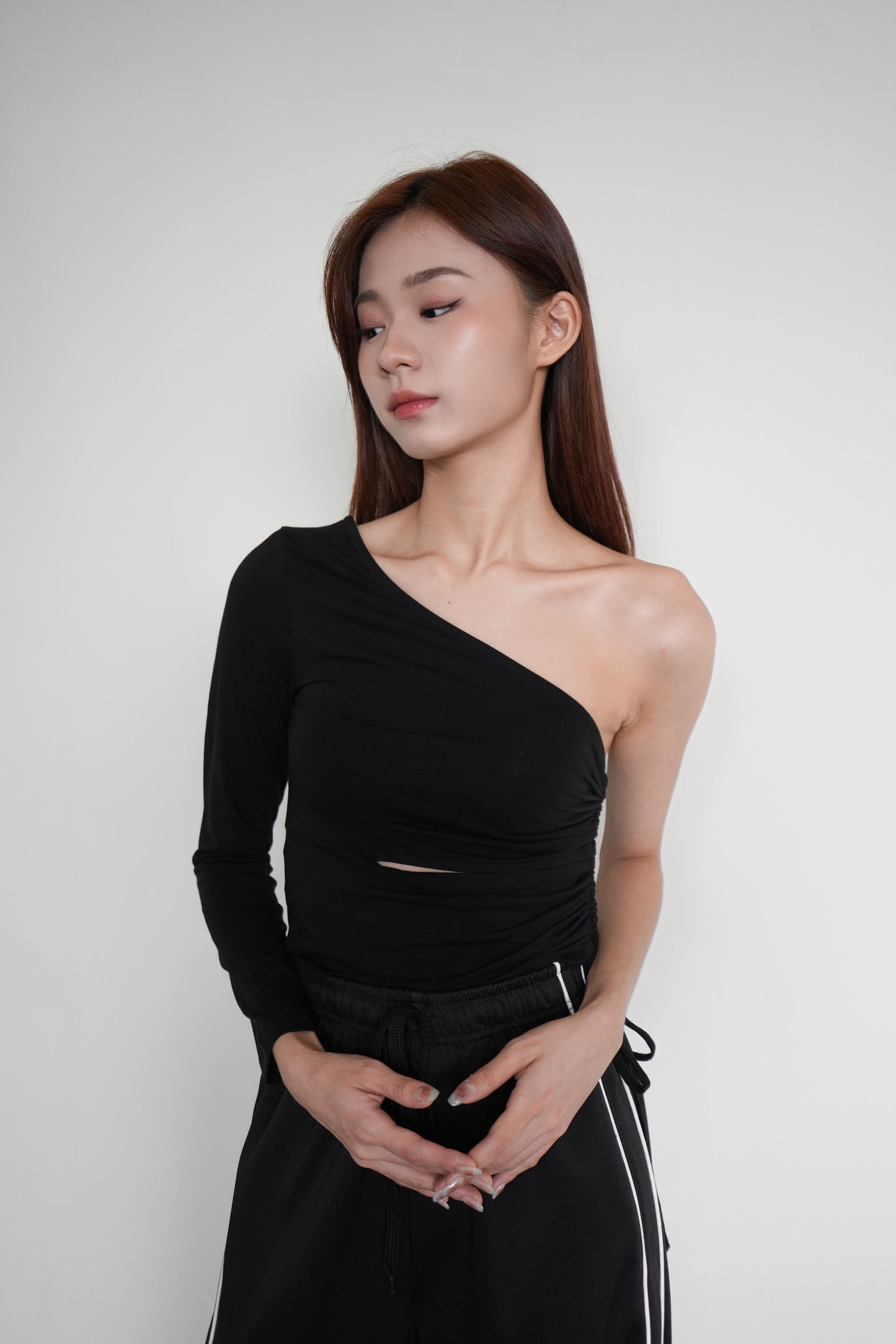 Elastic Waistband Body Shirt