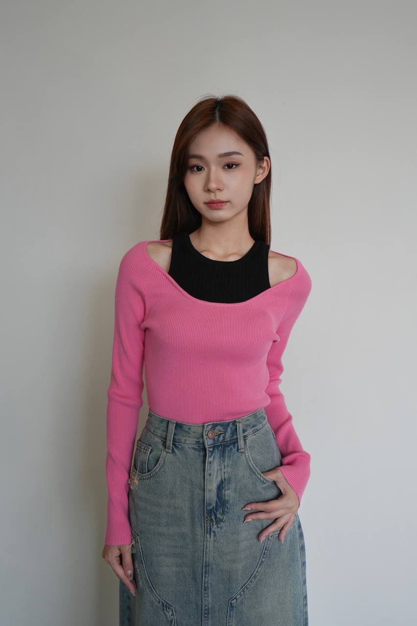 Off Shoulder Halter Knitwear