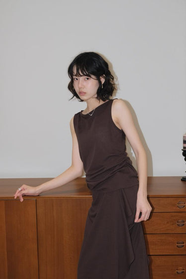 Stretchy Sleeveless  Set