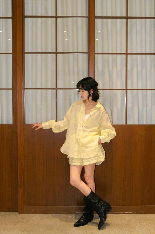 Cotton-Linen Ditsy Floral Co-ord Set