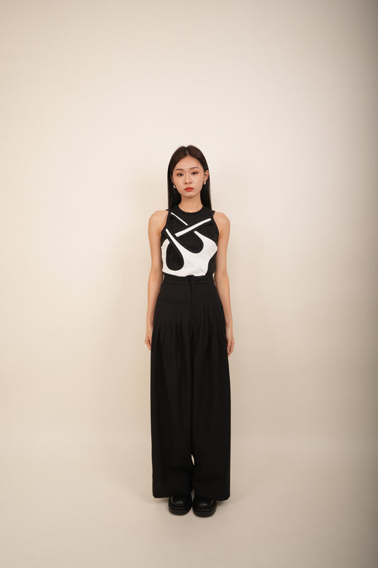 High Neck Seamless Design Singlet