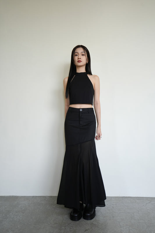 Tulle Mermaid Tail Skirt